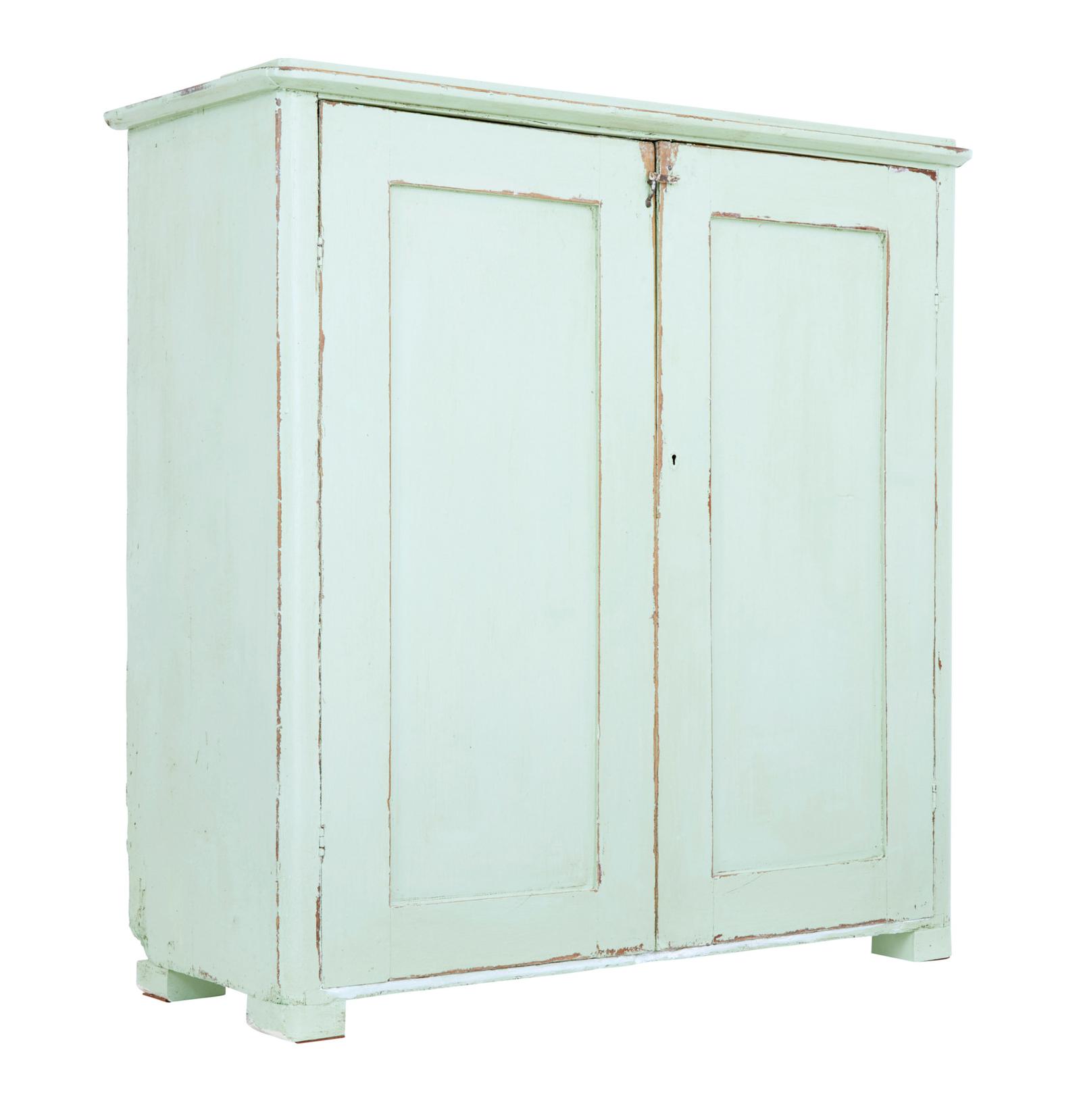 Swedish Mid 19th Century Painted Pine Cupboard Sideboard (1 of 8)