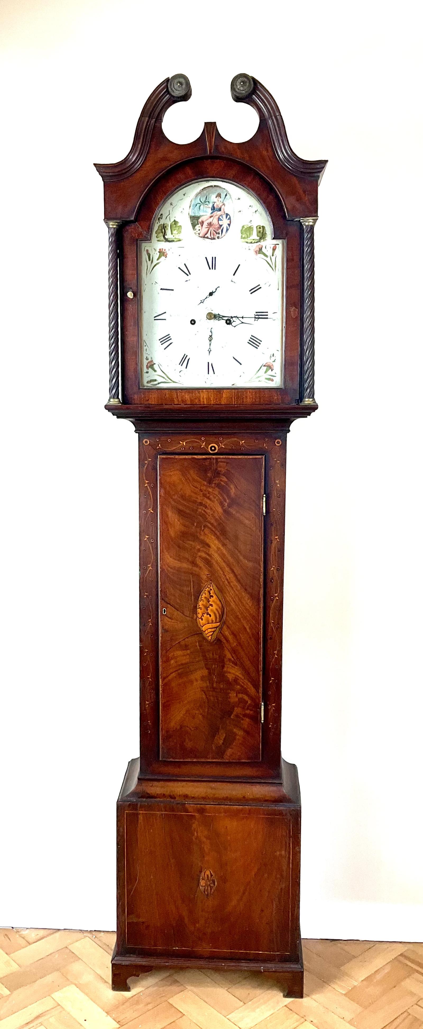 Georgian Mahogany 8 Day Grandfather Clock - Handmade Marquetry (1 of 15) Georgian Mahogany 8 Day Grandfather Clock - Handmade Marquetry (1 of 15)