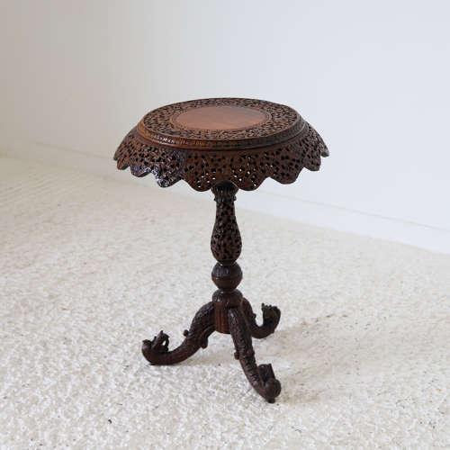 Superb Quality Burmese Carved Table (1 of 13)