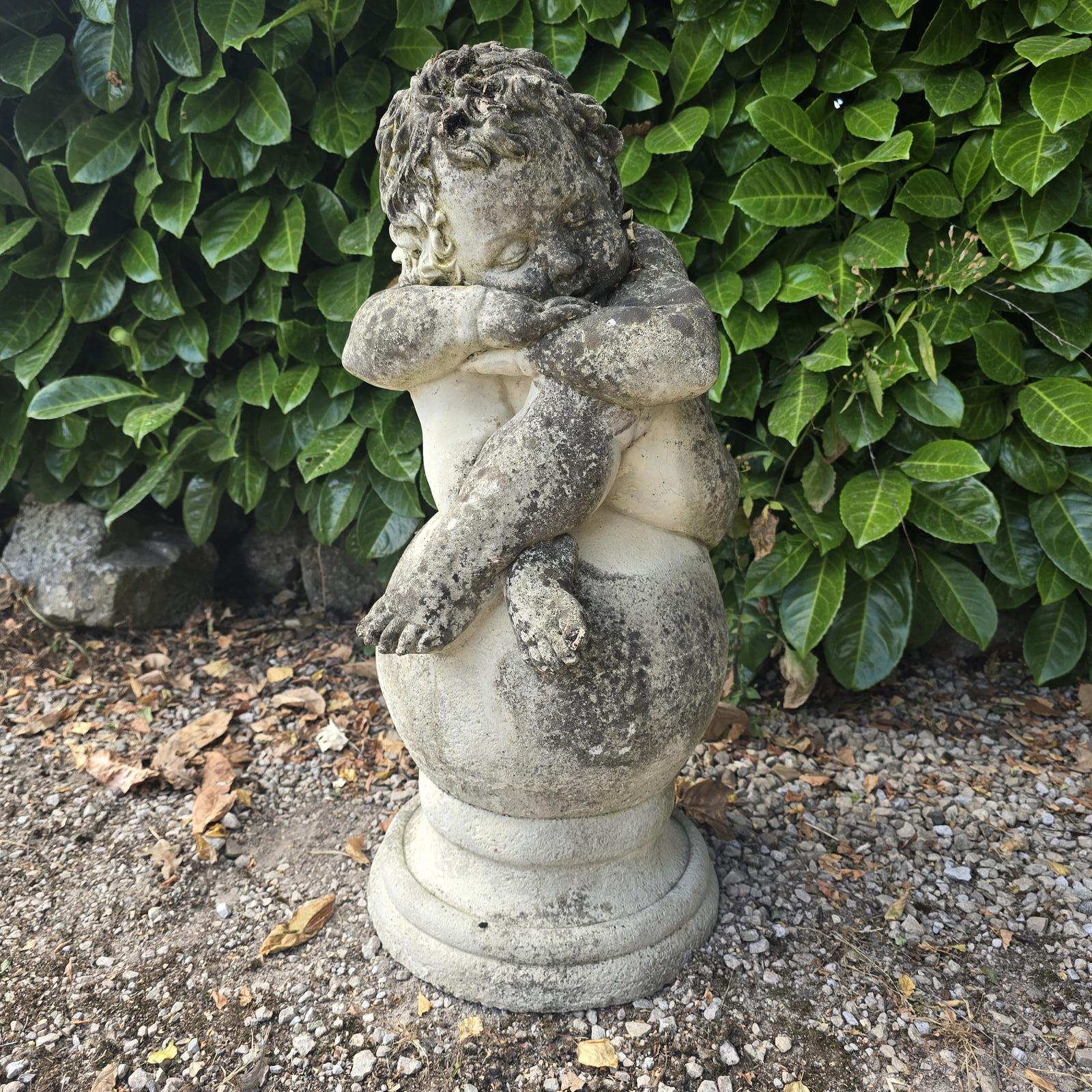 Wonderful Weathered Sleeping Cherub (1 of 10) Wonderful Weathered Sleeping Cherub (1 of 10)