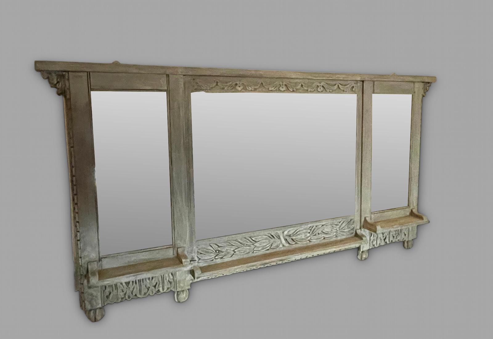 Mid Century Overmantel Mirror (1 of 4)