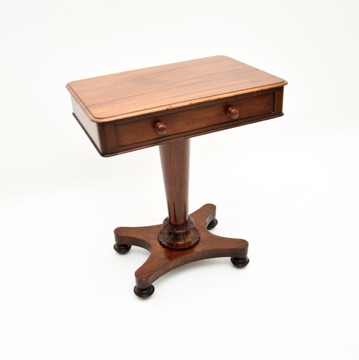 Antique William IV Mahogany Occasional Side Table (1 of 10) Antique William IV Mahogany Occasional Side Table (1 of 10)