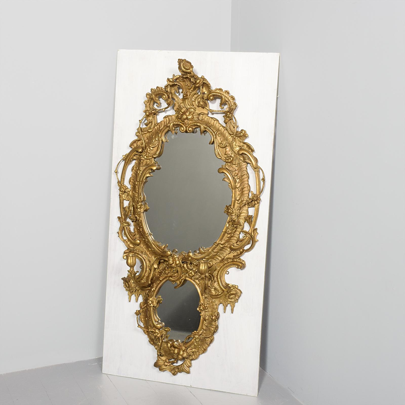 Large Carved & Gilded Rococo Mirror (1 of 7) Large Carved & Gilded Rococo Mirror (1 of 7)