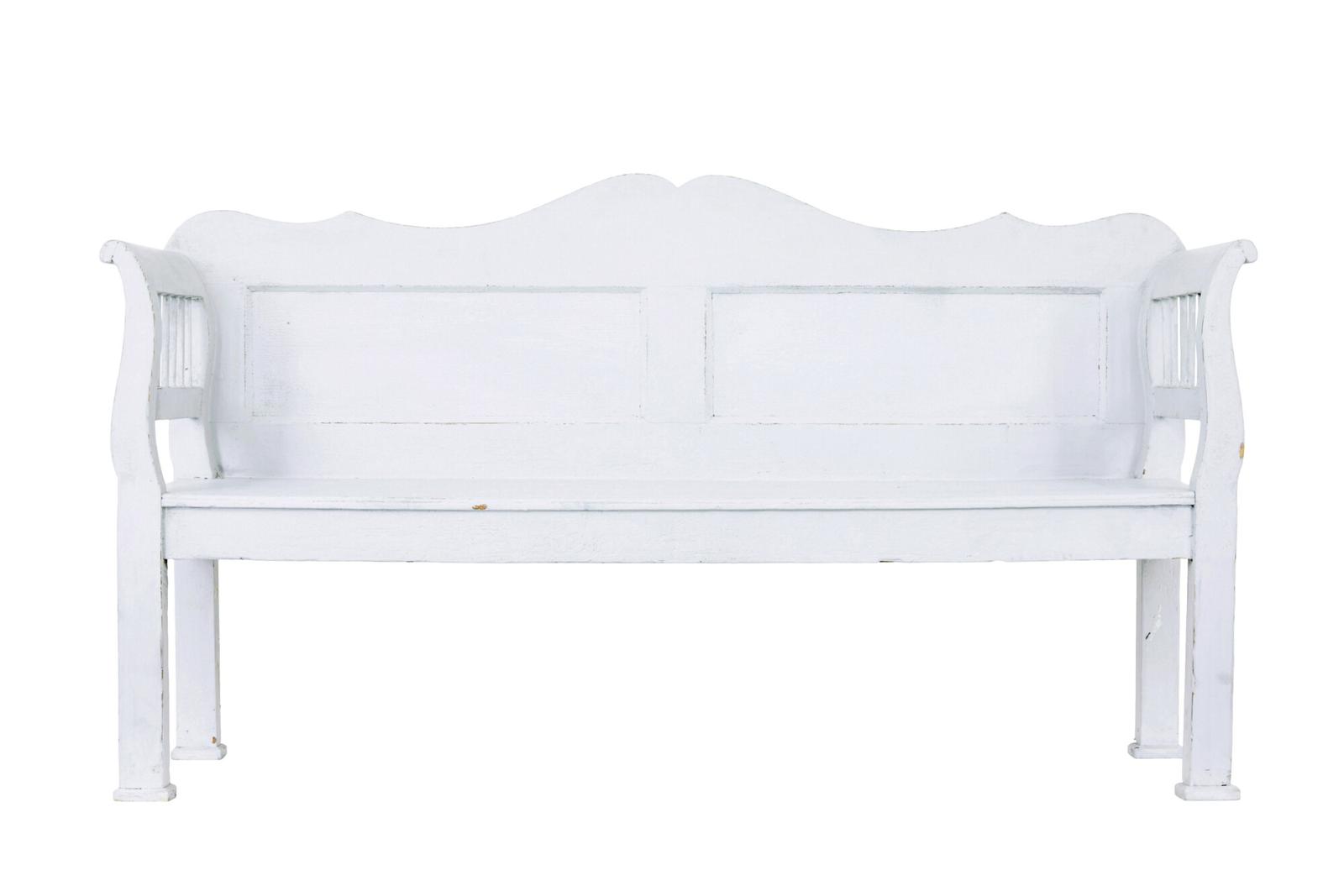 Gustavian Inspired 19th Century Swedish Pine Bench (1 of 7) Gustavian Inspired 19th Century Swedish Pine Bench (1 of 7)