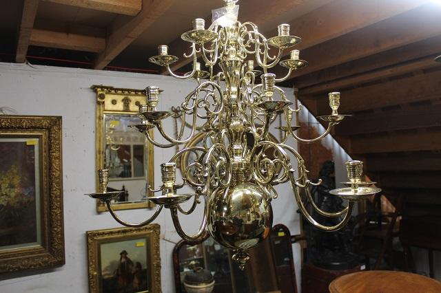 Dutch Brass Chandelier (1 of 4) Dutch Brass Chandelier (1 of 4)