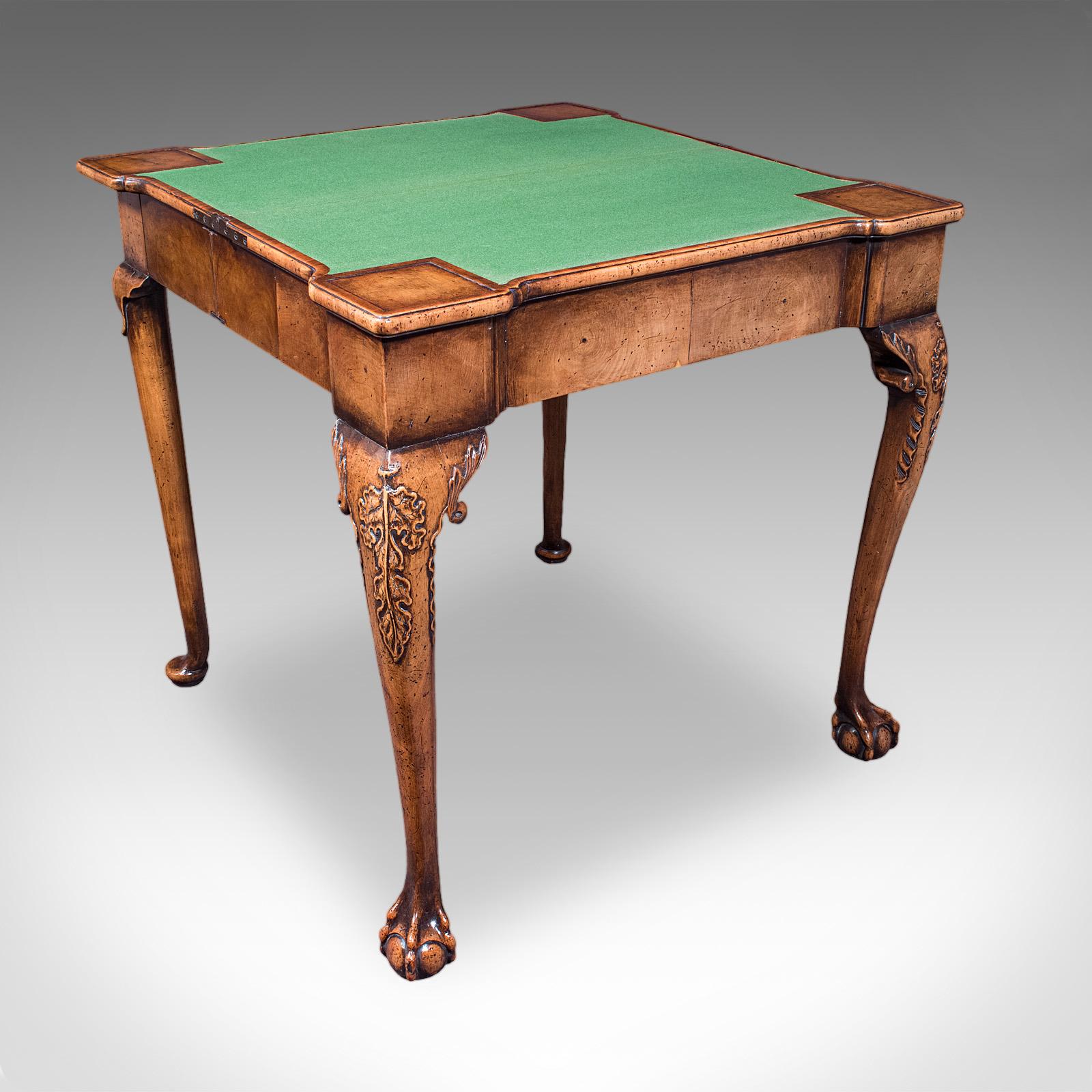 Antique Fold Over Bridge Table, English, Walnut, Game, Card - Georgian c.1780 (1 of 12) Antique Fold Over Bridge Table, English, Walnut, Game, Card - Georgian c.1780 (1 of 12)