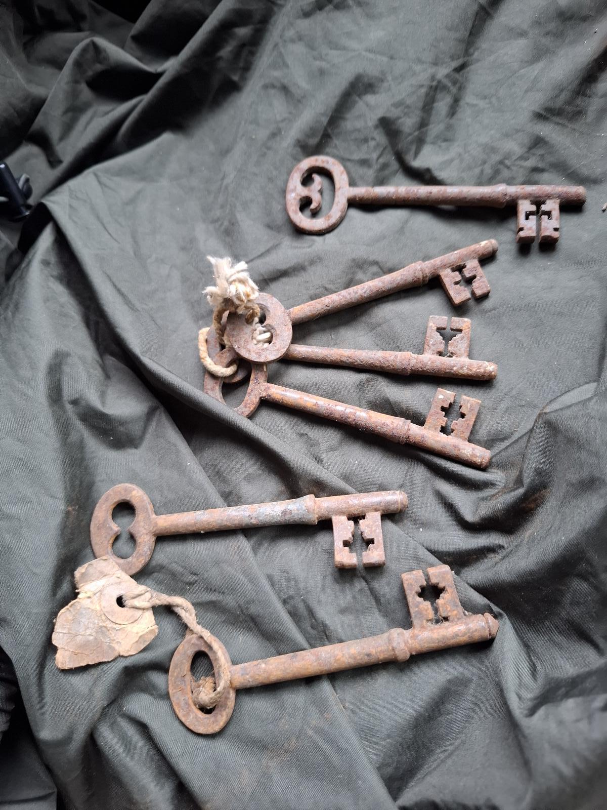 Five Antique Iron Keys (1 of 1) Five Antique Iron Keys (1 of 1)