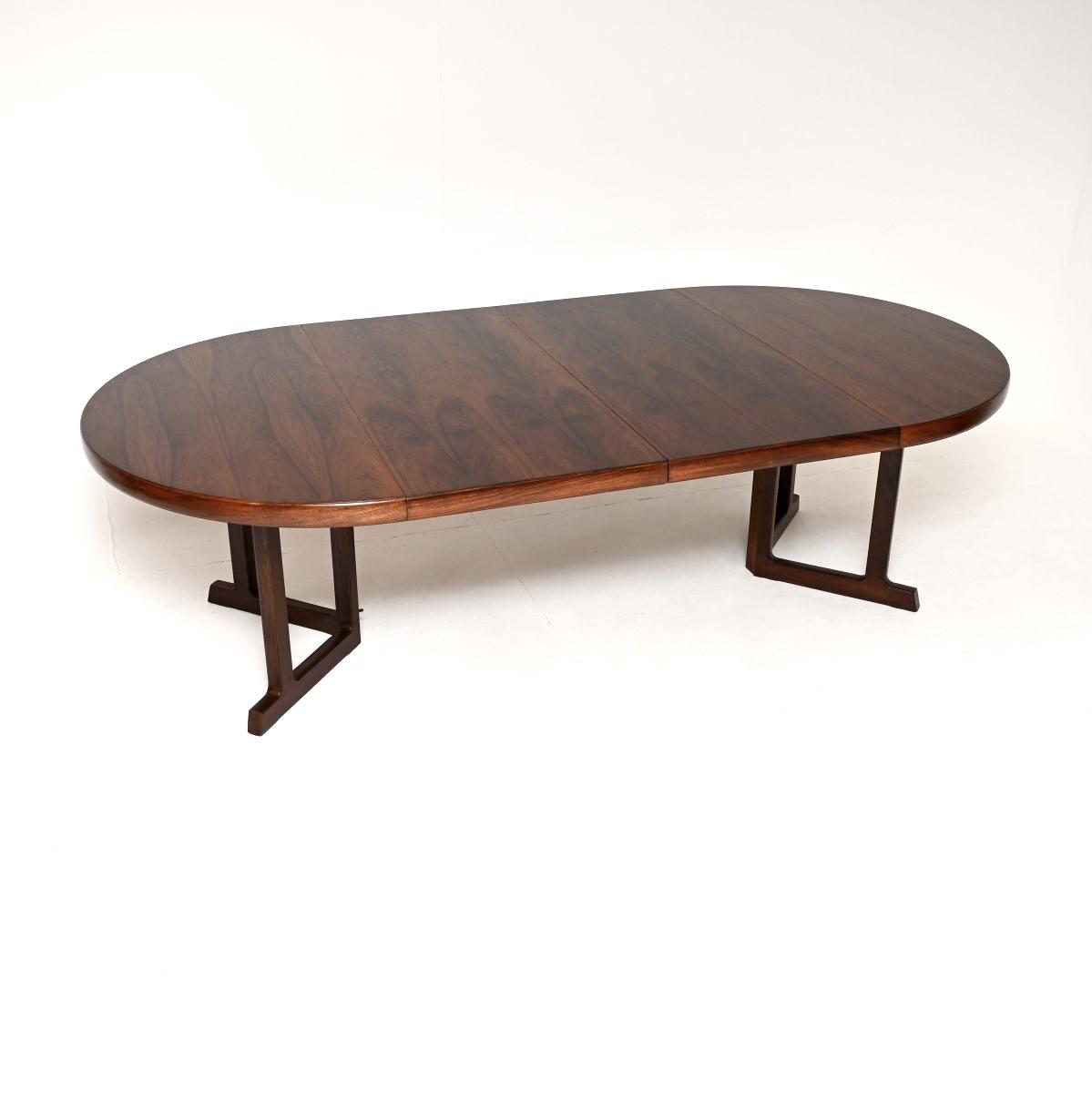 Danish Vintage Rosewood Dining Table by Johannes Andersen (1 of 10) Danish Vintage Rosewood Dining Table by Johannes Andersen (1 of 10)