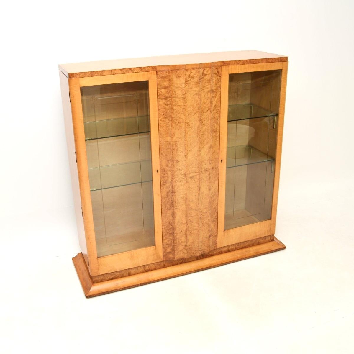 Art Deco Burr Walnut and Sycamore Bookcase / Cabinet by Epstein (1 of 10) Art Deco Burr Walnut and Sycamore Bookcase / Cabinet by Epstein (1 of 10)