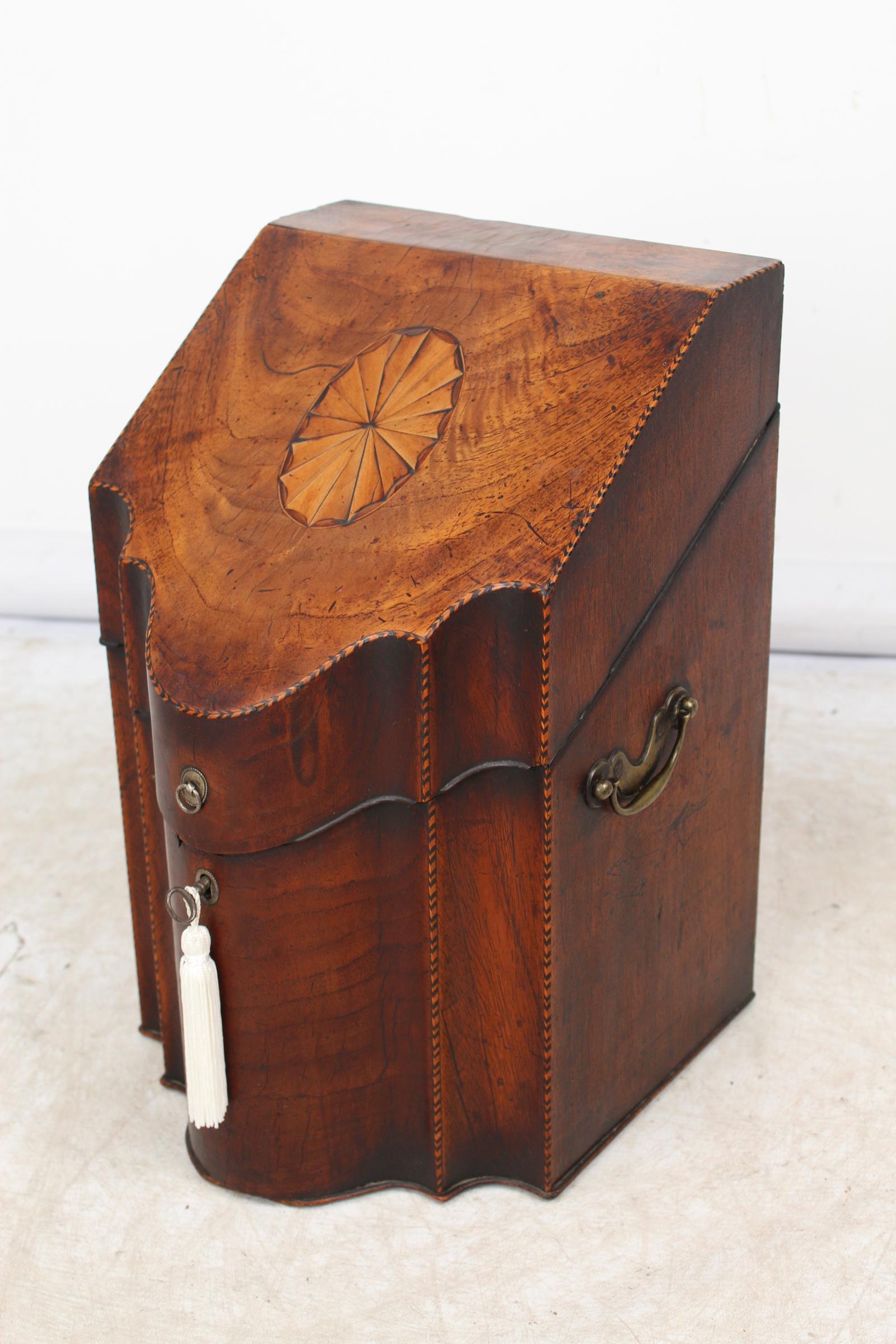 Antique George III Mahogany Knife Box (1 of 13) Antique George III Mahogany Knife Box (1 of 13)