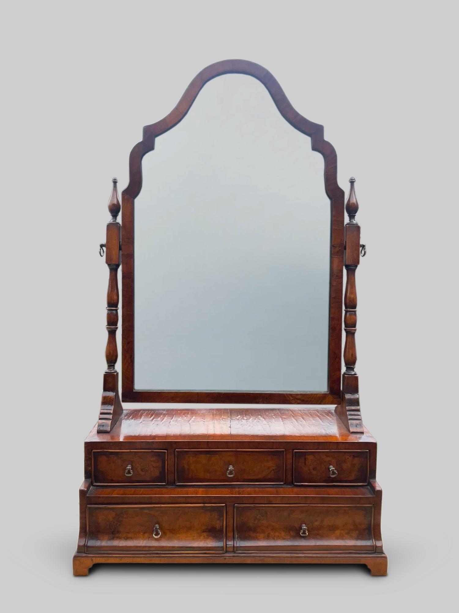 Late 19th Century Queen Anne Style Dressing Mirror (1 of 3)