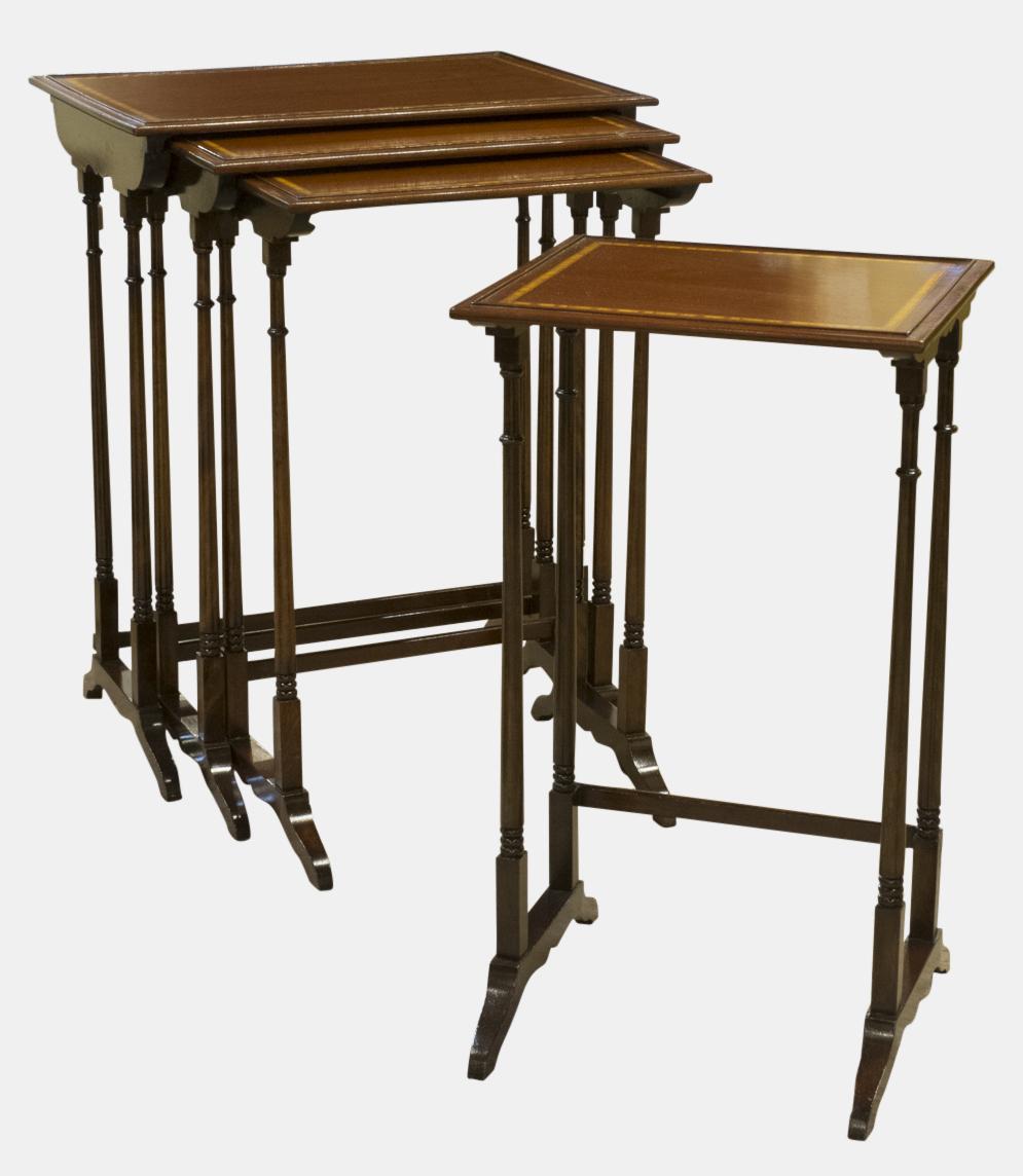 Mahogany Quartetto Nest of Tables (1 of 1) Mahogany Quartetto Nest of Tables (1 of 1)