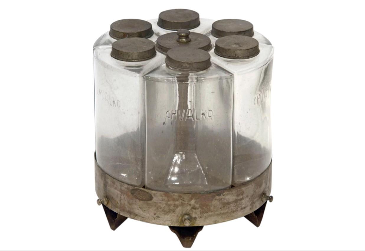 Antique Patent Spice Dispenser From French Herbalist Shop (1 of 5)