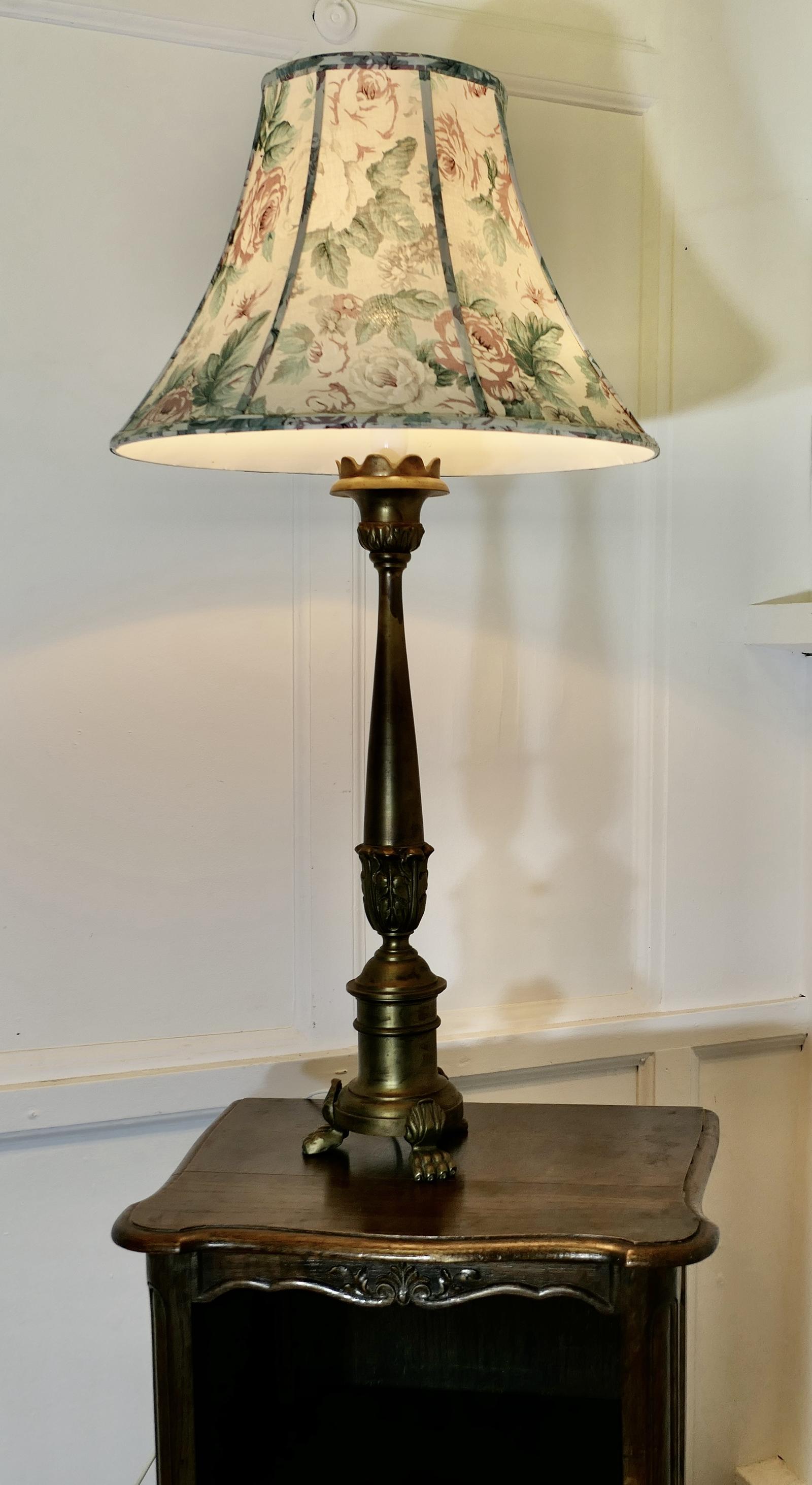 Tall Heavy Gothic Table Lamp (1 of 5)