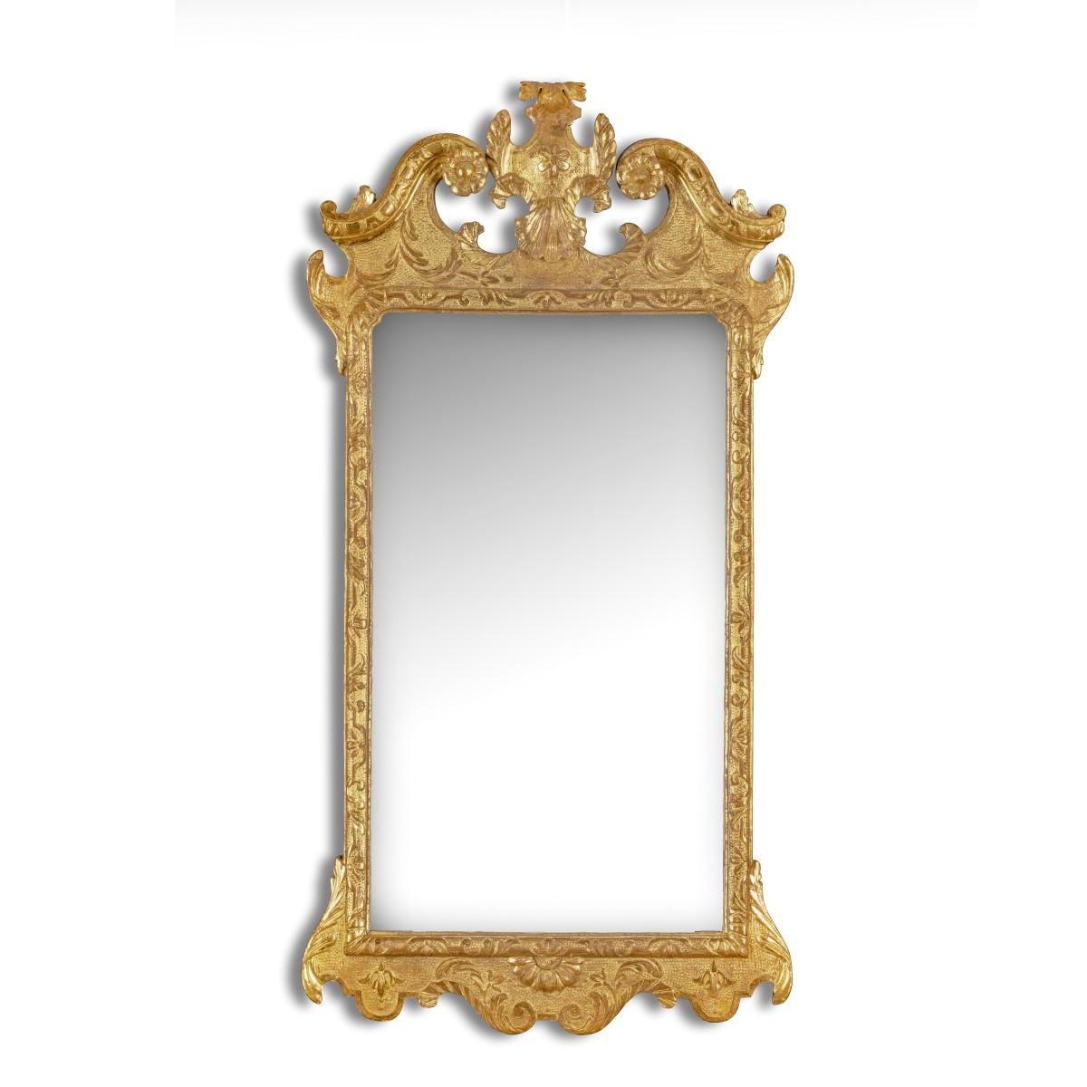 Attractive Late George I Giltwood Mirror (1 of 4)