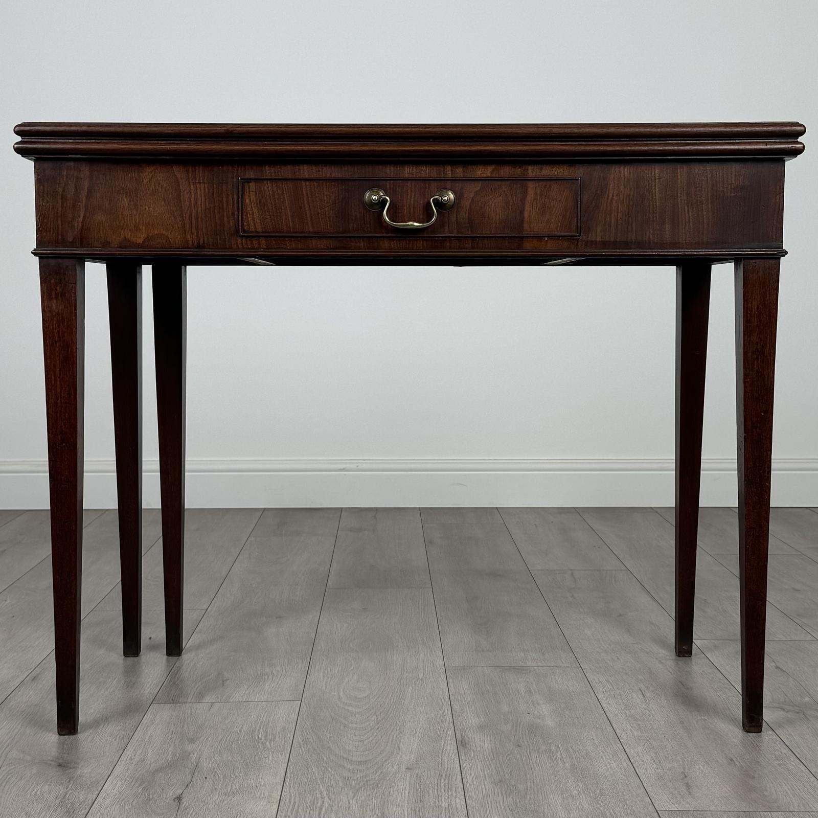 Antique 19th Century Good Quality Tea Table in Mahogany (1 of 12)