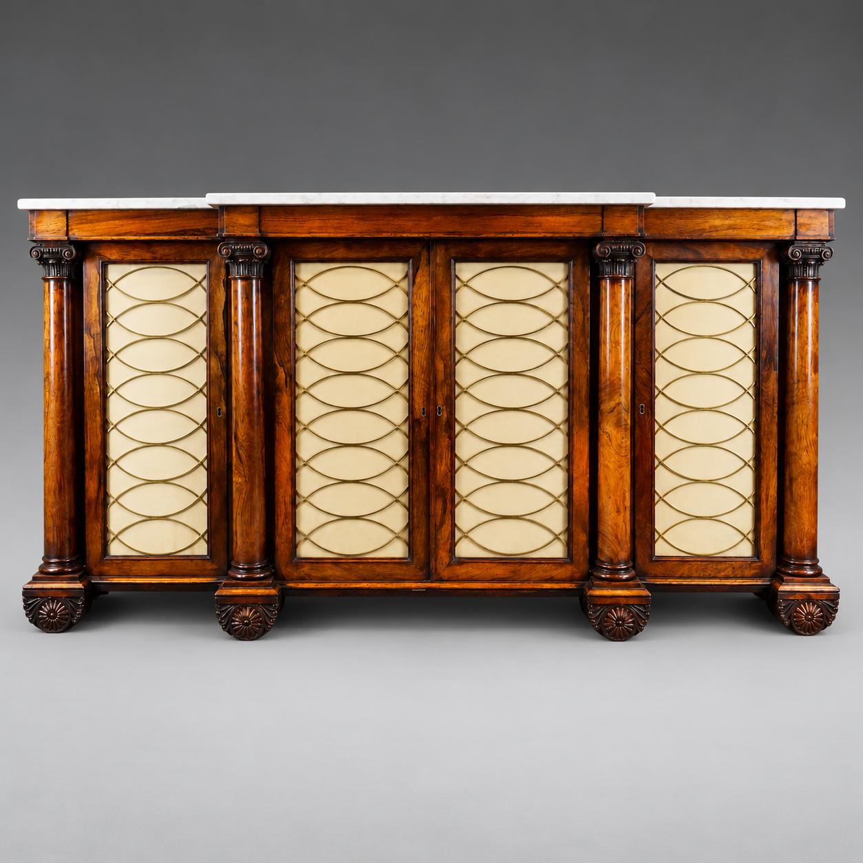 Late Regency Rosewood Sideboard Cabinet (1 of 6) Late Regency Rosewood Sideboard Cabinet (1 of 6)