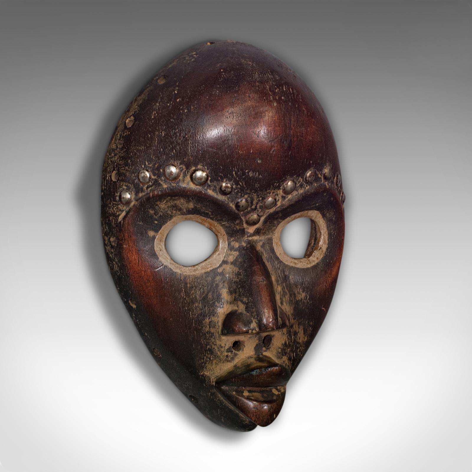 Antique Dan Mask, Ivorian, Hardwood, West African, Tribal, Victorian c.1900 (1 of 9)