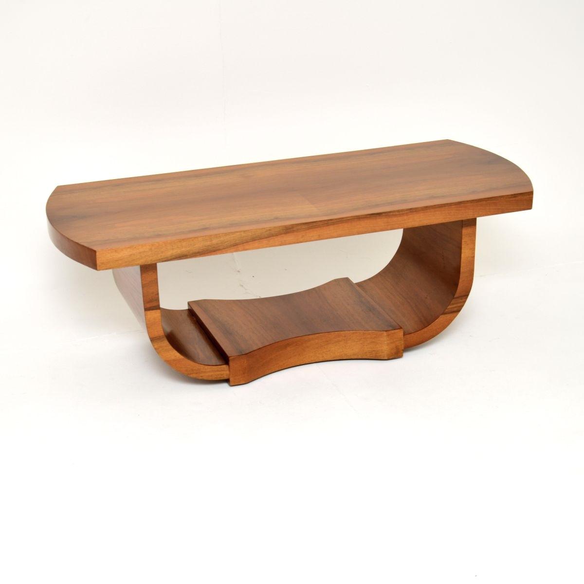 Art Deco Walnut Coffee Table (1 of 8)