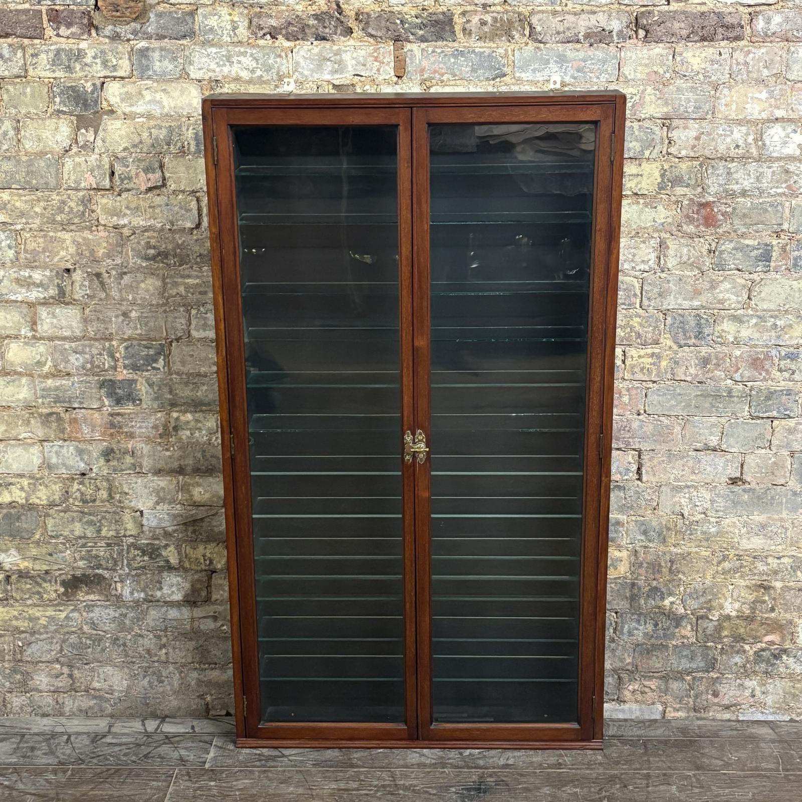 Early 20th Century Mahogany Wall Display Cabinet (1 of 5)