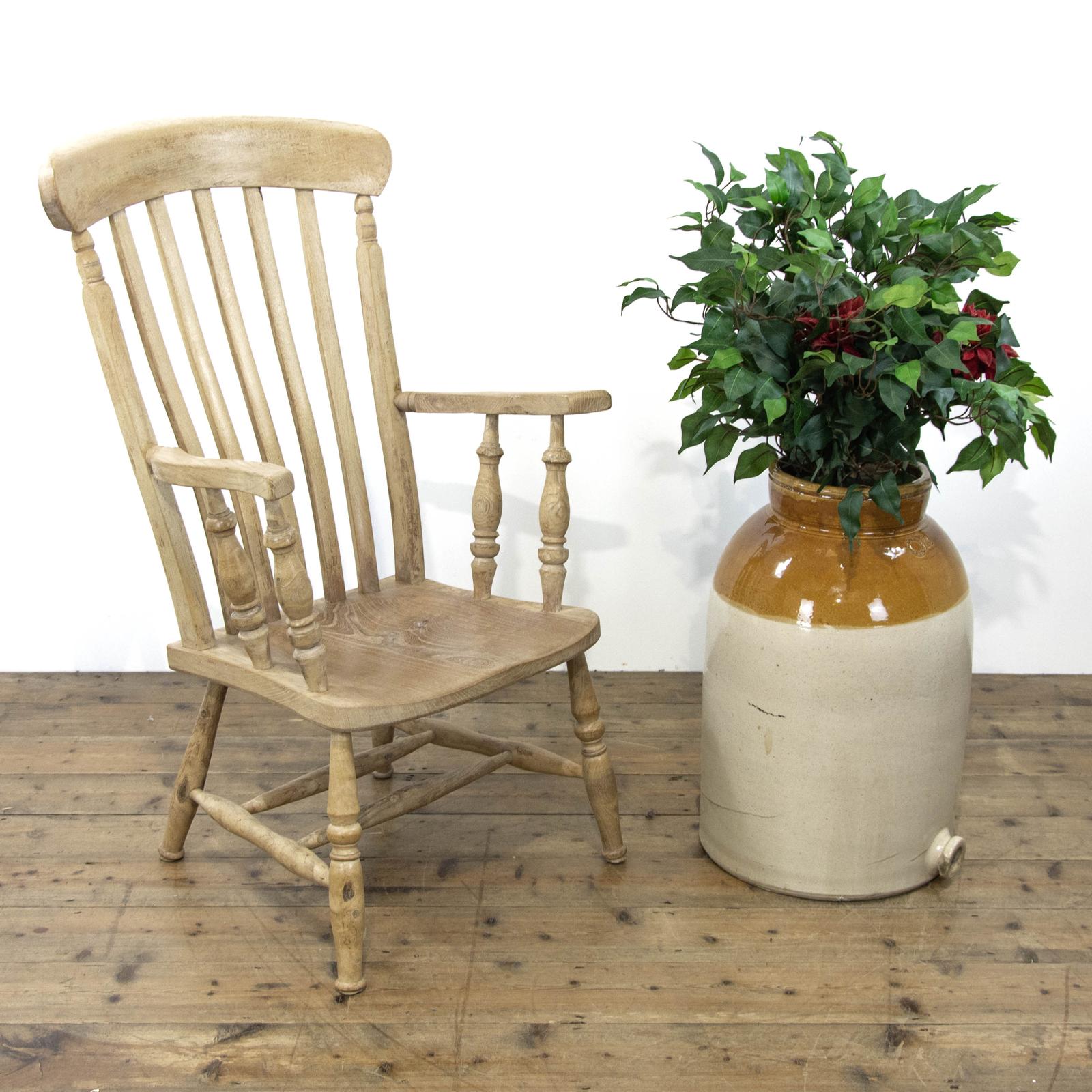 Antique 19th Century Ash & Elm Windsor Armchair (1 of 7)