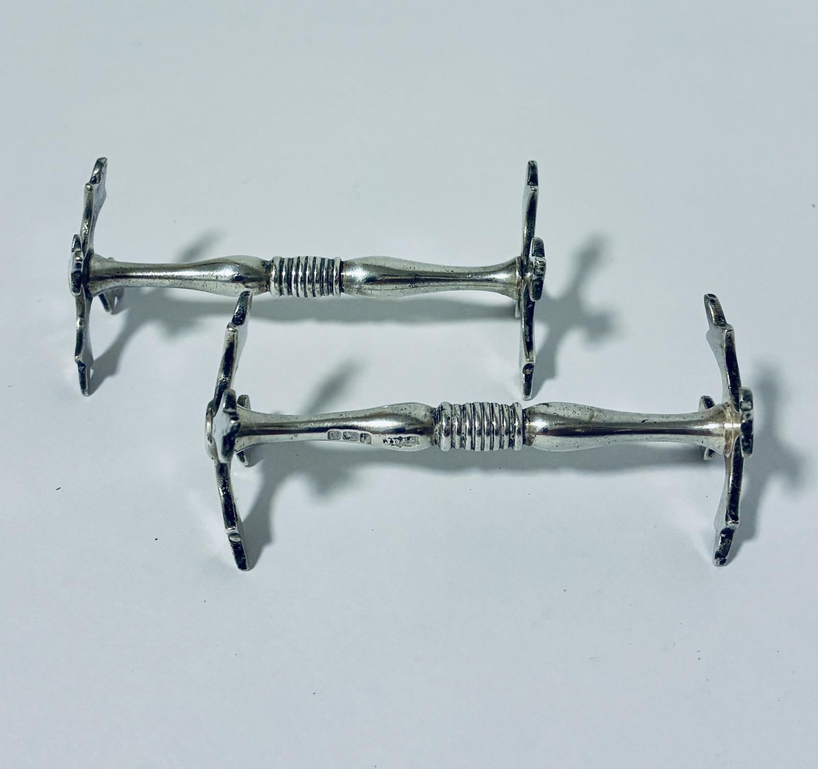 Pair of Antique Silver Knife Rests (1 of 8) Pair of Antique Silver Knife Rests (1 of 8)