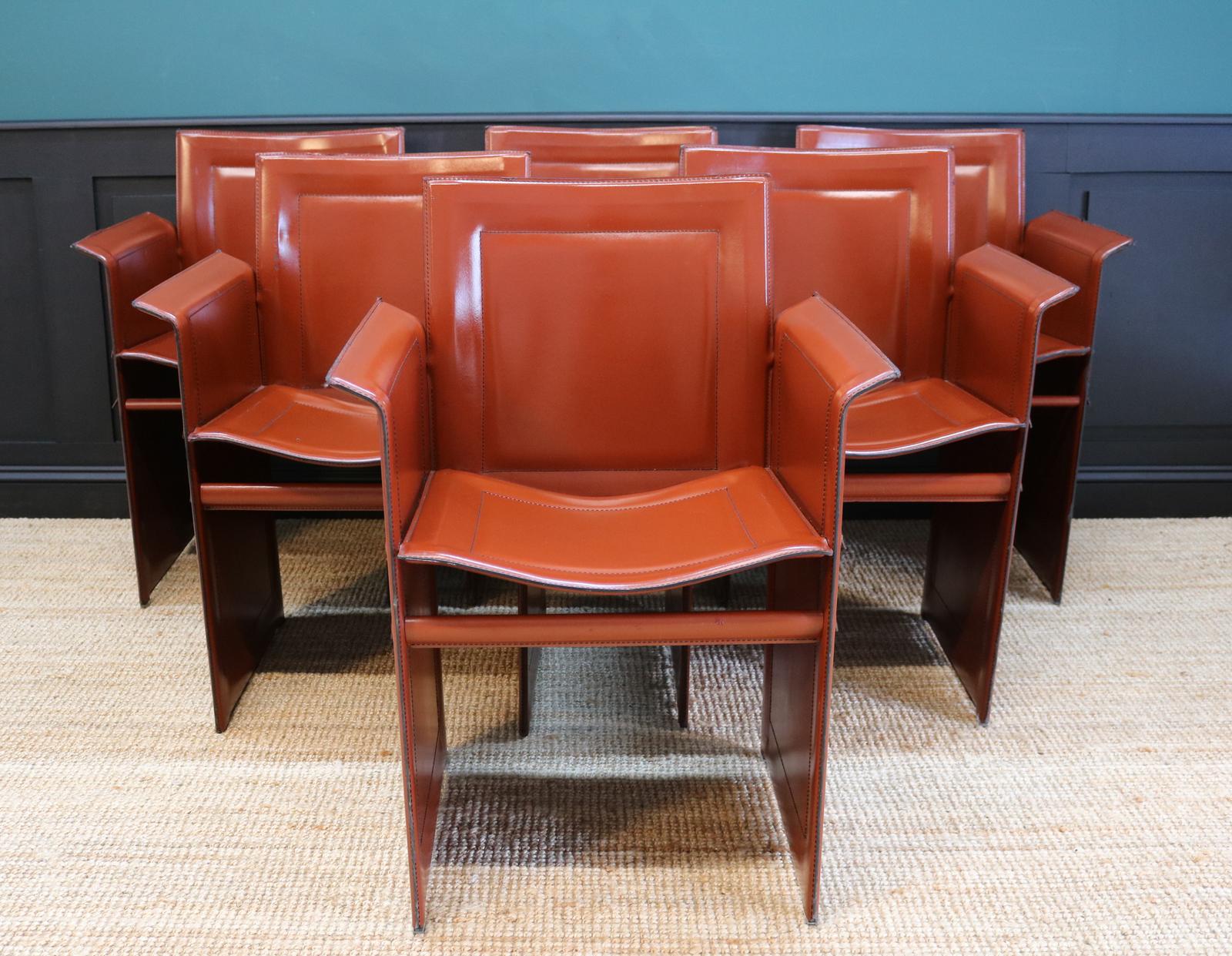 Six "Solaria" Chairs by Arrben, Italy 1980s (1 of 6)