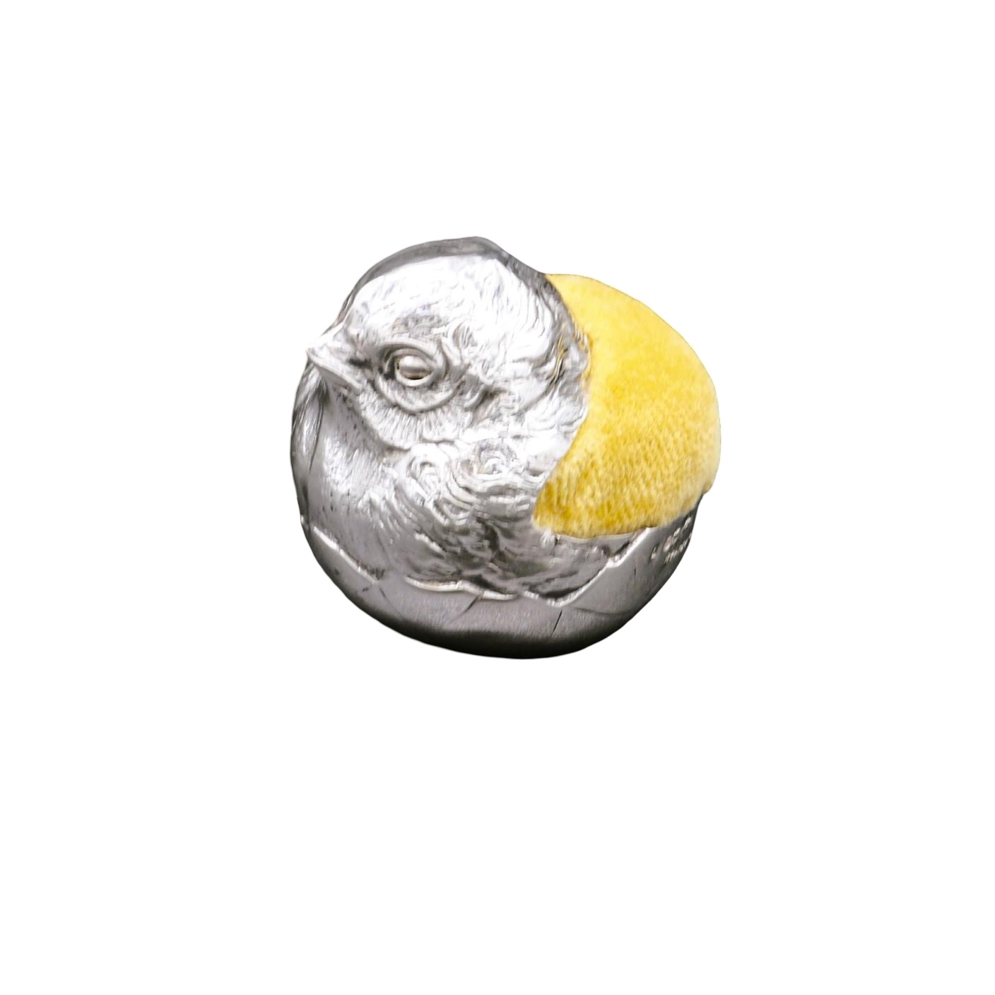Antique Silver Hatching Chick Pin Cushion by Sampson Mordan (1 of 5) Antique Silver Hatching Chick Pin Cushion by Sampson Mordan (1 of 5)