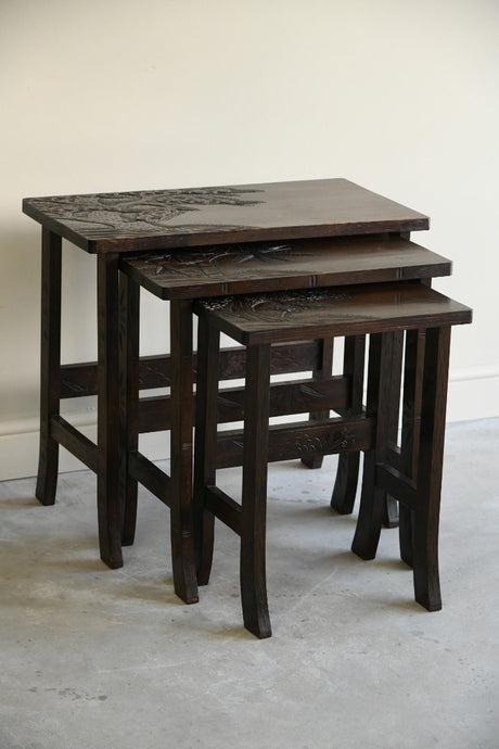 Nest of Three Eastern Side Tables (1 of 10)