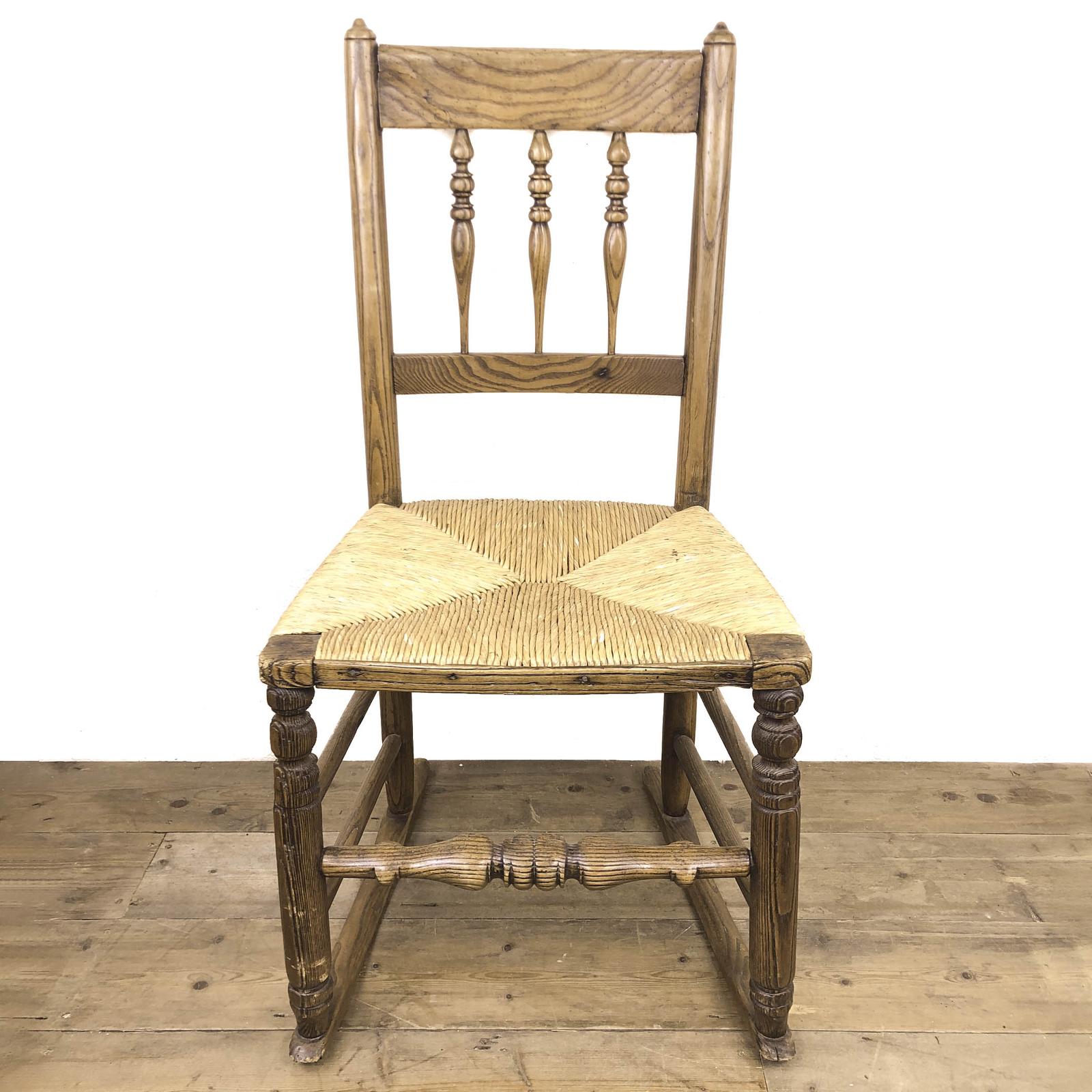 Antique Ash & Elm Occasional Rocking Chair (1 of 9)
