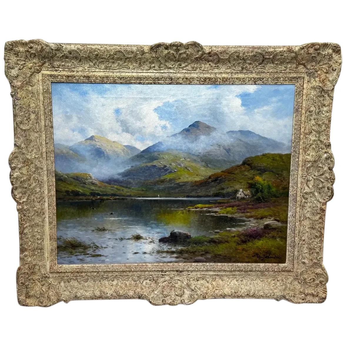 Oil Painting Scottish Highlands Loch Etive Argyll & Bute By Alfred de Breanski Jnr (1 of 74) Oil Painting Scottish Highlands Loch Etive Argyll & Bute By Alfred de Breanski Jnr (1 of 74)