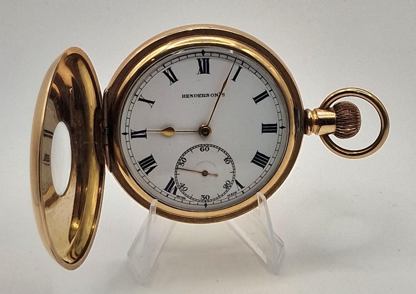 Half Hunter Pocket Watch (1 of 5) Half Hunter Pocket Watch (1 of 5)