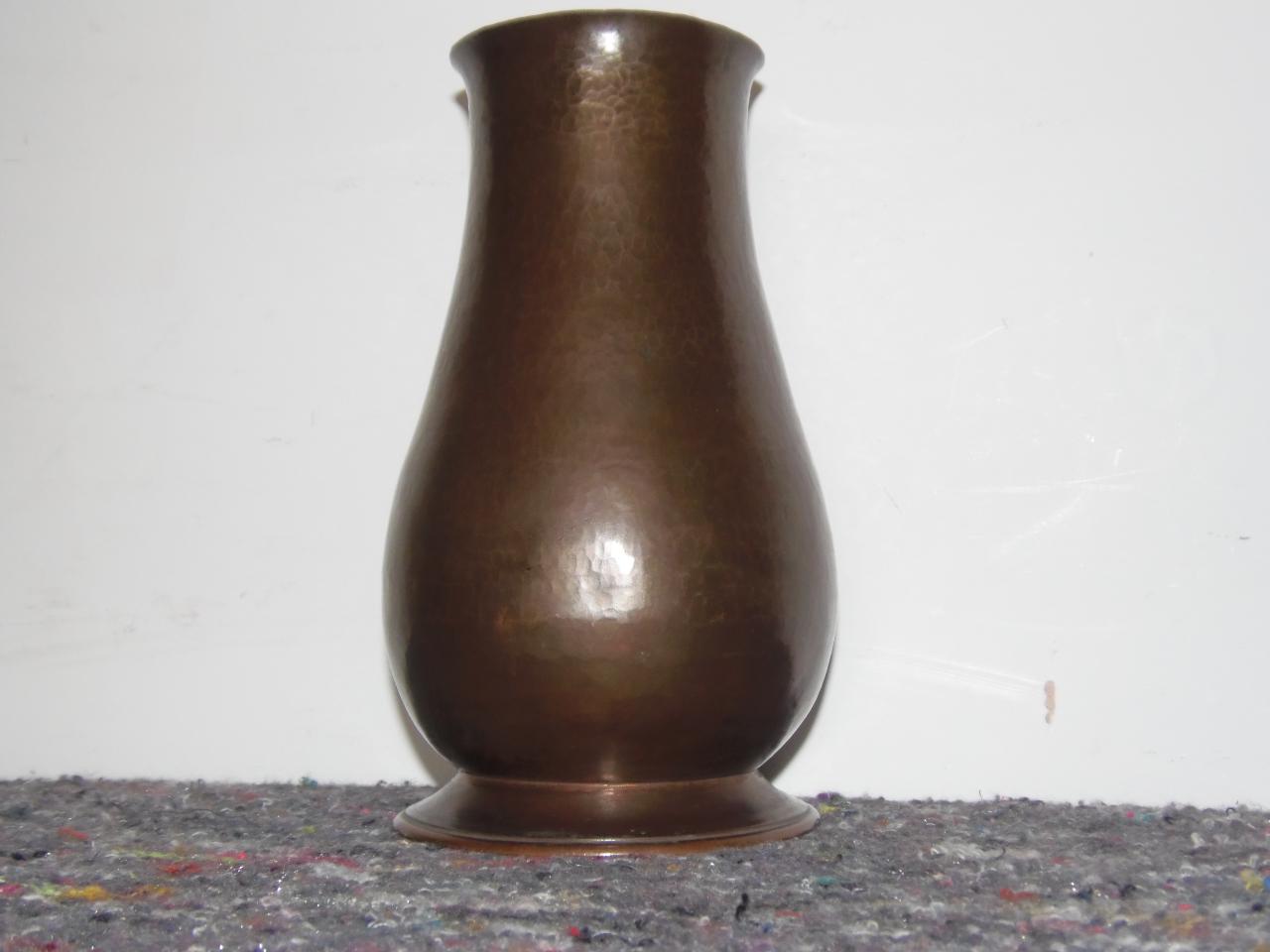 Arts & Crafts Copper Vase or Beaker (1 of 1)