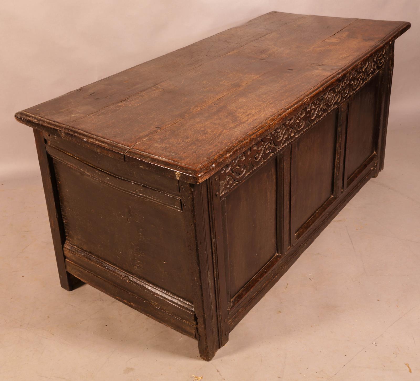 17th Century Blanket Box (1 of 7) 17th Century Blanket Box (1 of 7)