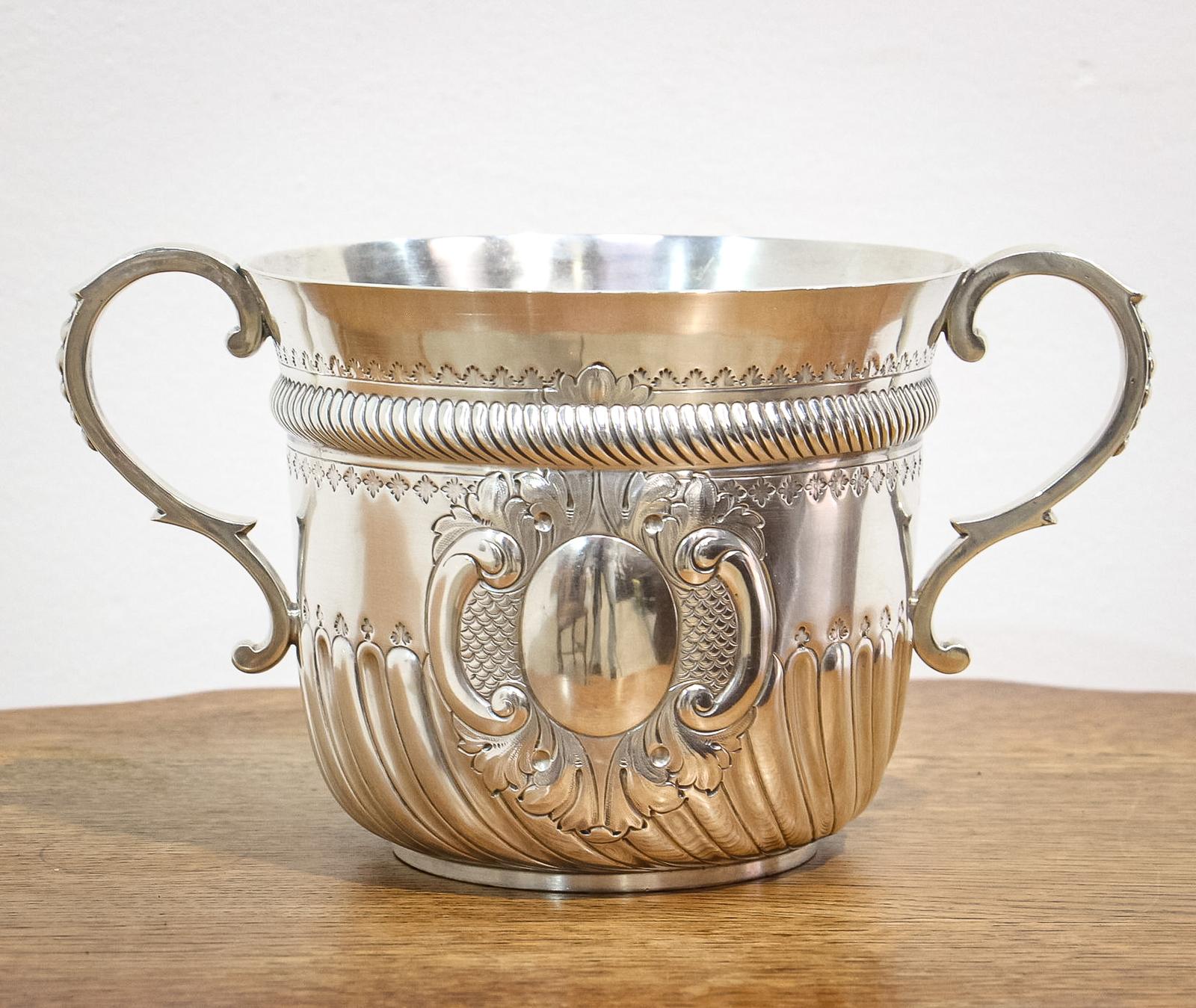 Solid Silver Large Porringer (1 of 9)