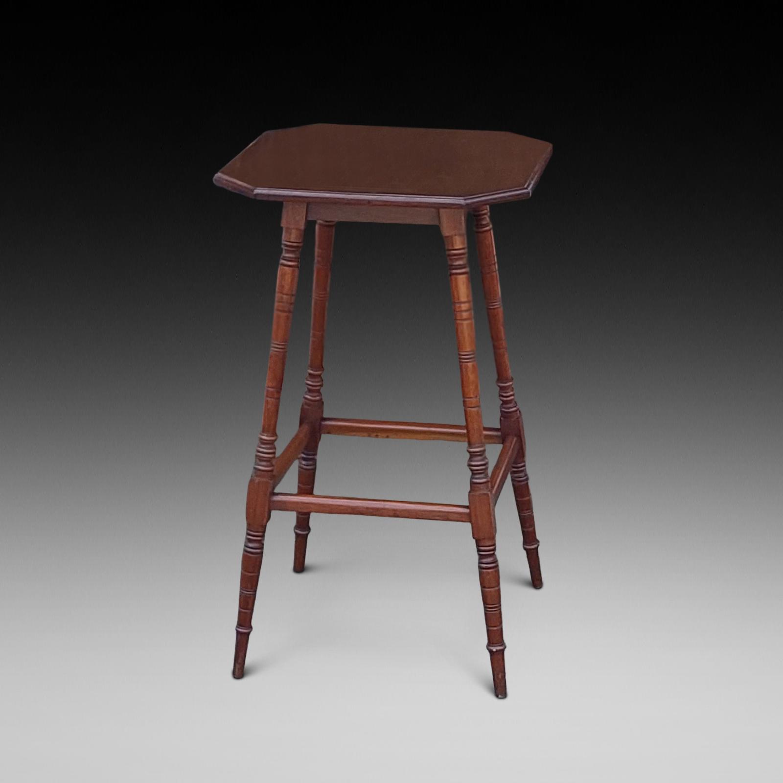 Late 19th Century Walnut Table Bust Stand - Shoolbred (1 of 5) Late 19th Century Walnut Table Bust Stand - Shoolbred (1 of 5)