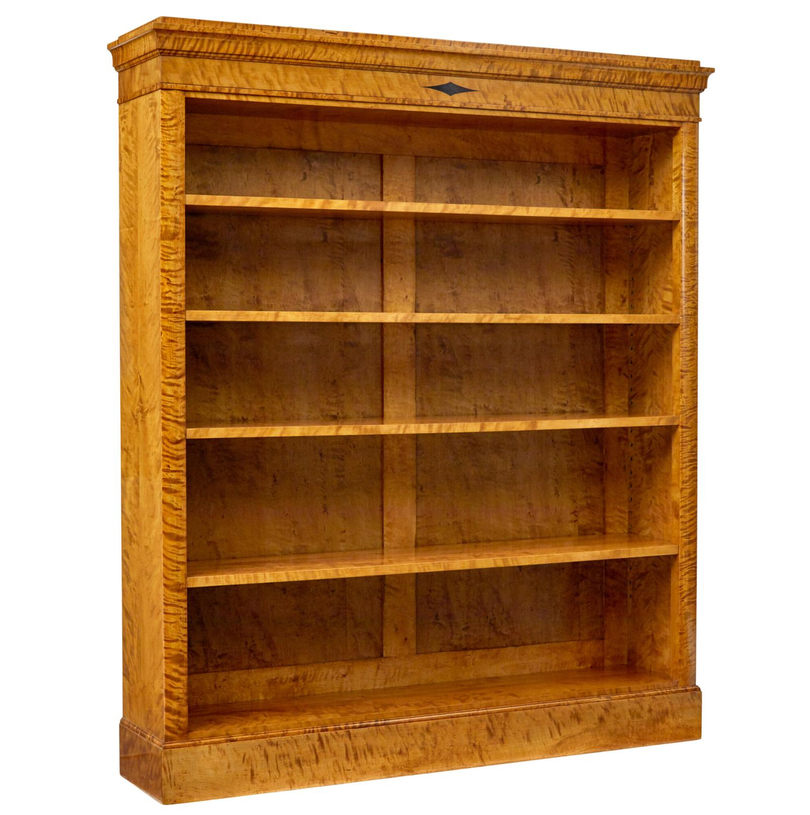 Early 20th Century Empire Revival Swedish Birch Bookcase (1 of 7)