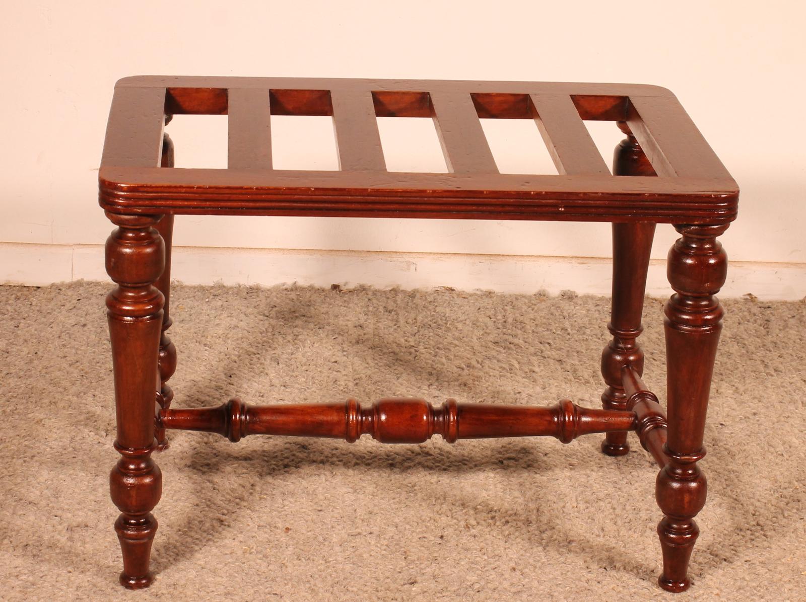 19th Century Mahogany Luggage Rack (1 of 9) 19th Century Mahogany Luggage Rack (1 of 9)