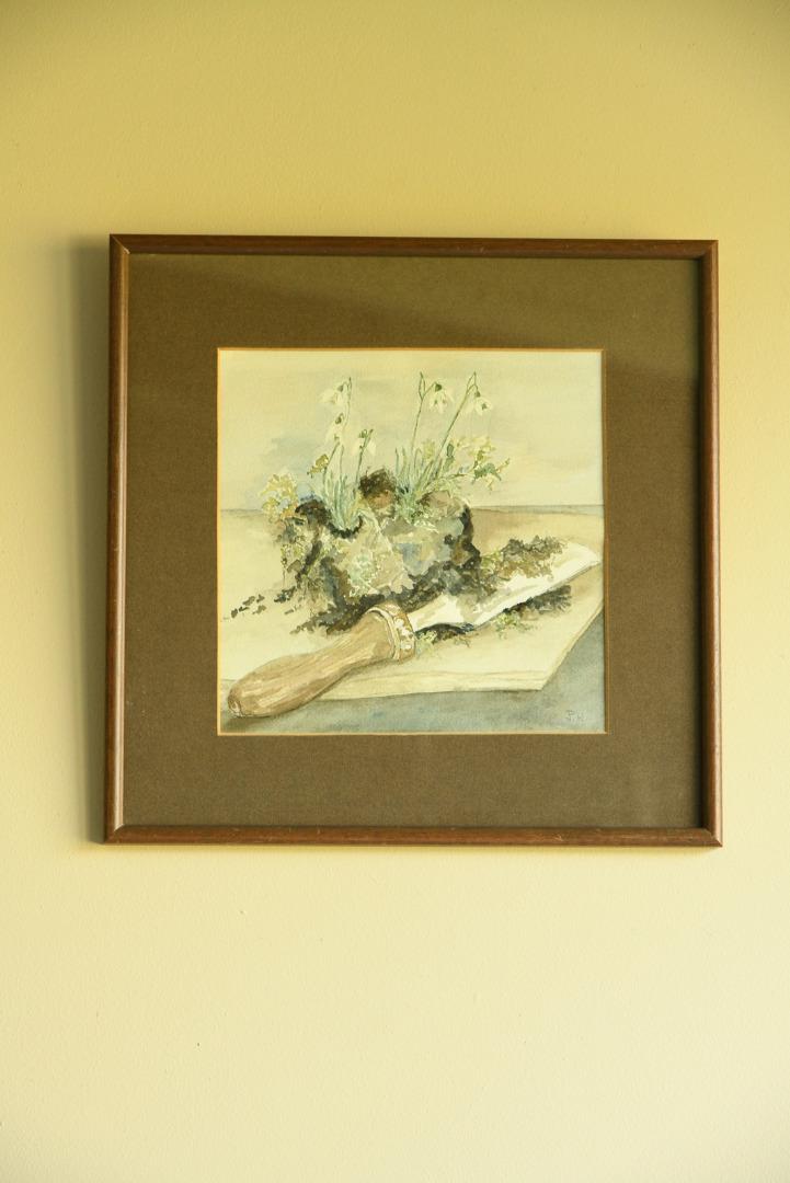 Snowdrops Still Life Watercolour (1 of 9)