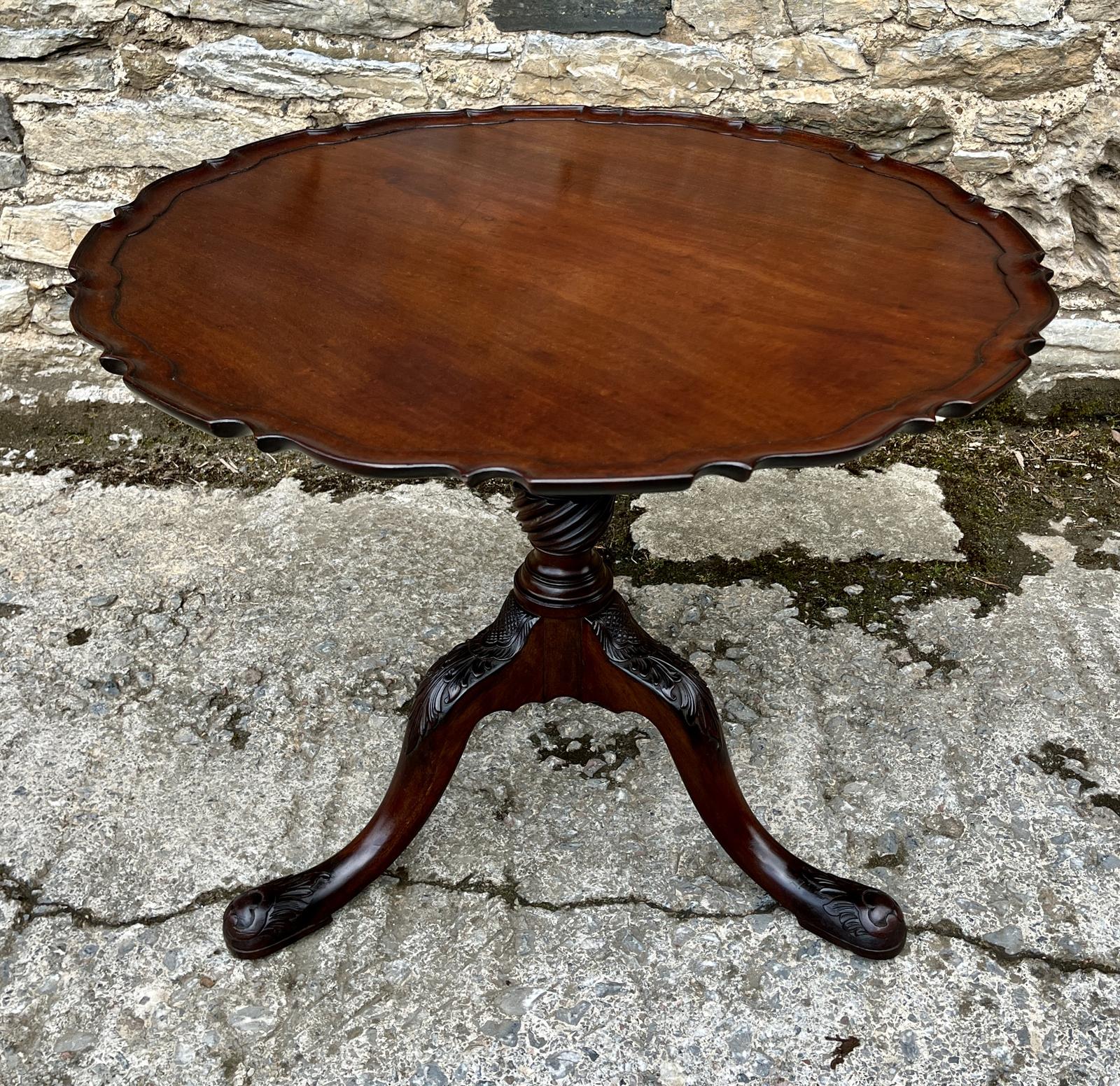 Georgian Mahogany Pie Crust Tilt Top Table (1 of 18) Georgian Mahogany Pie Crust Tilt Top Table (1 of 18)