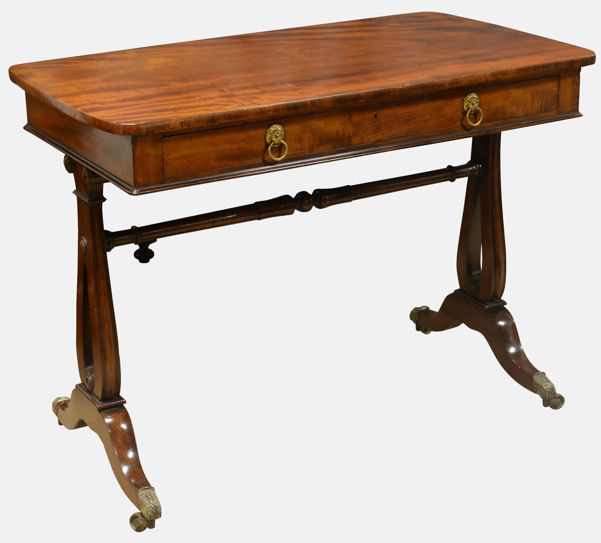 Regency Mahogany Library Table (1 of 1) Regency Mahogany Library Table (1 of 1)