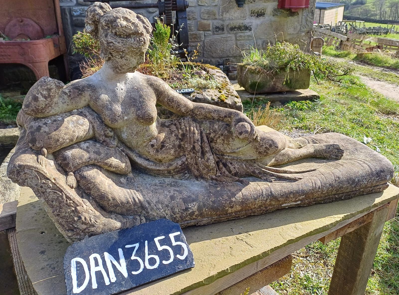 Victorian Reconstituted Stone Female Figure (1 of 1) Victorian Reconstituted Stone Female Figure (1 of 1)