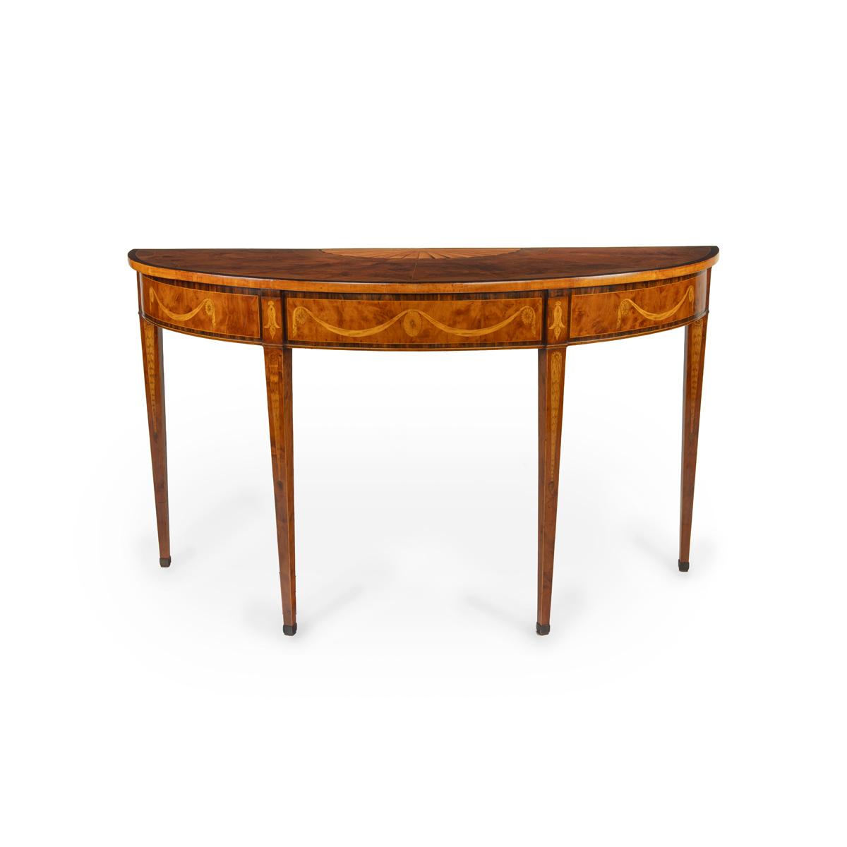 An Interesting George III Yew Wood Marquetry Side Table, Firmly Attributed to Ince and Mayhew (1 of 11) An Interesting George III Yew Wood Marquetry Side Table, Firmly Attributed to Ince and Mayhew (1 of 11)