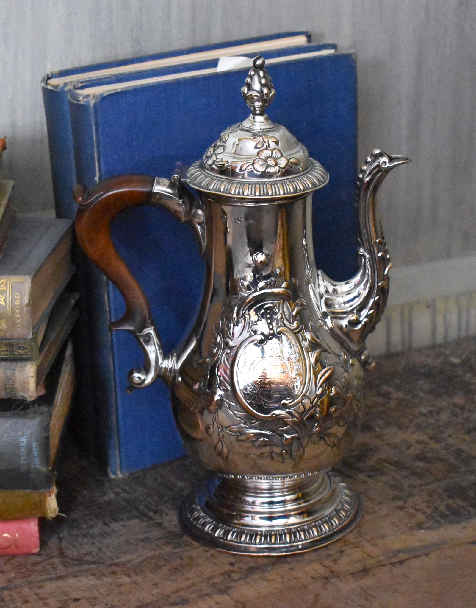 Rare Georgian Old Sheffield Plate Coffee Pot (1 of 8) Rare Georgian Old Sheffield Plate Coffee Pot (1 of 8)