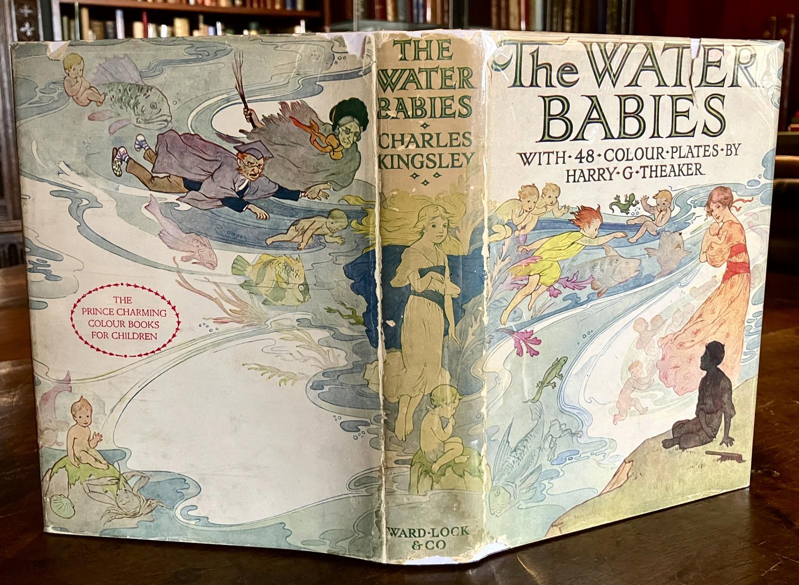 1940s The Water Babies by Charles Kingsley Illustrated by Harry G Theaker + D/W (1 of 5) 1940s The Water Babies by Charles Kingsley Illustrated by Harry G Theaker + D/W (1 of 5)