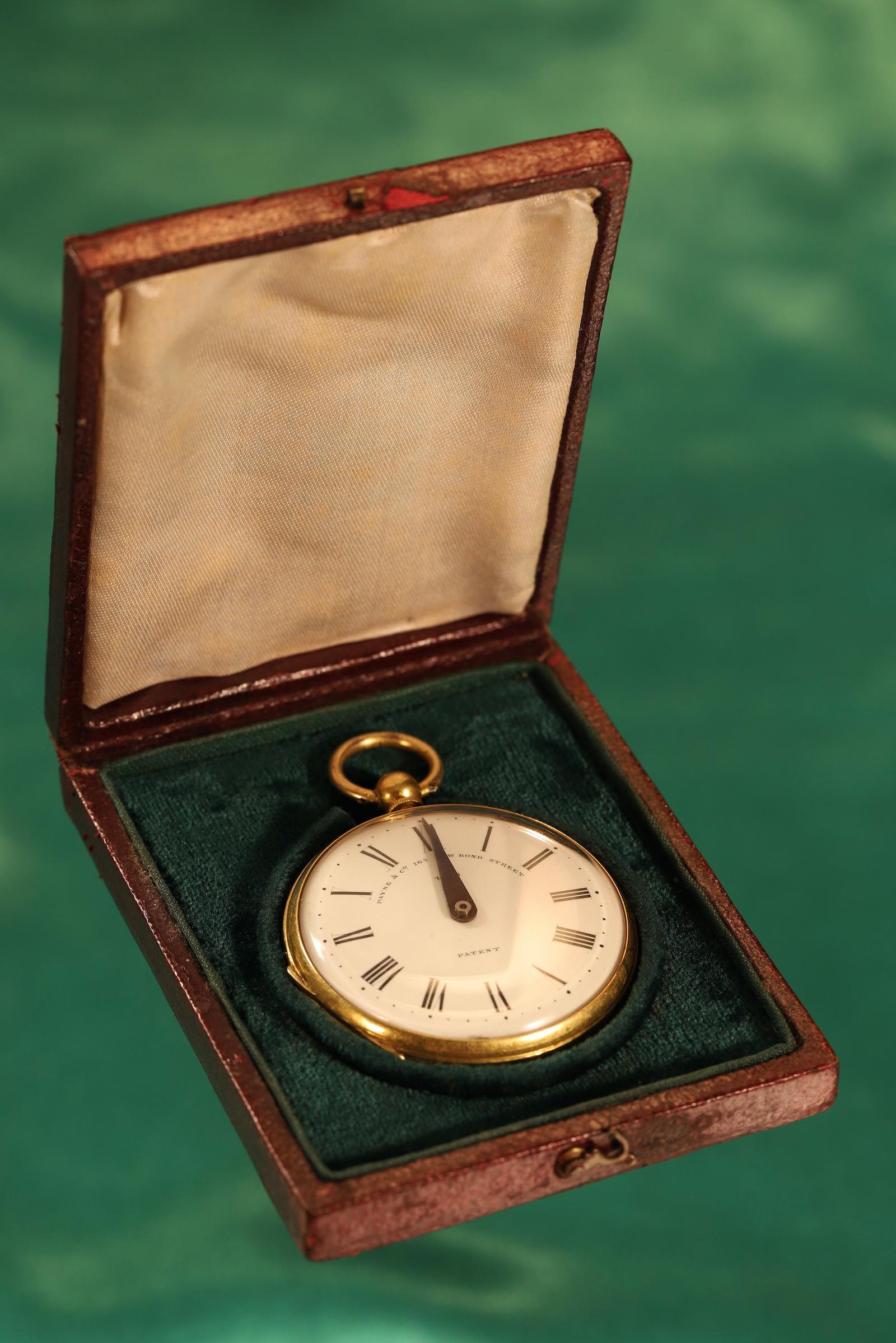 Antique Gilt Cased Patent Pedometer No 4208 by Payne & Co c.1865 (1 of 12)