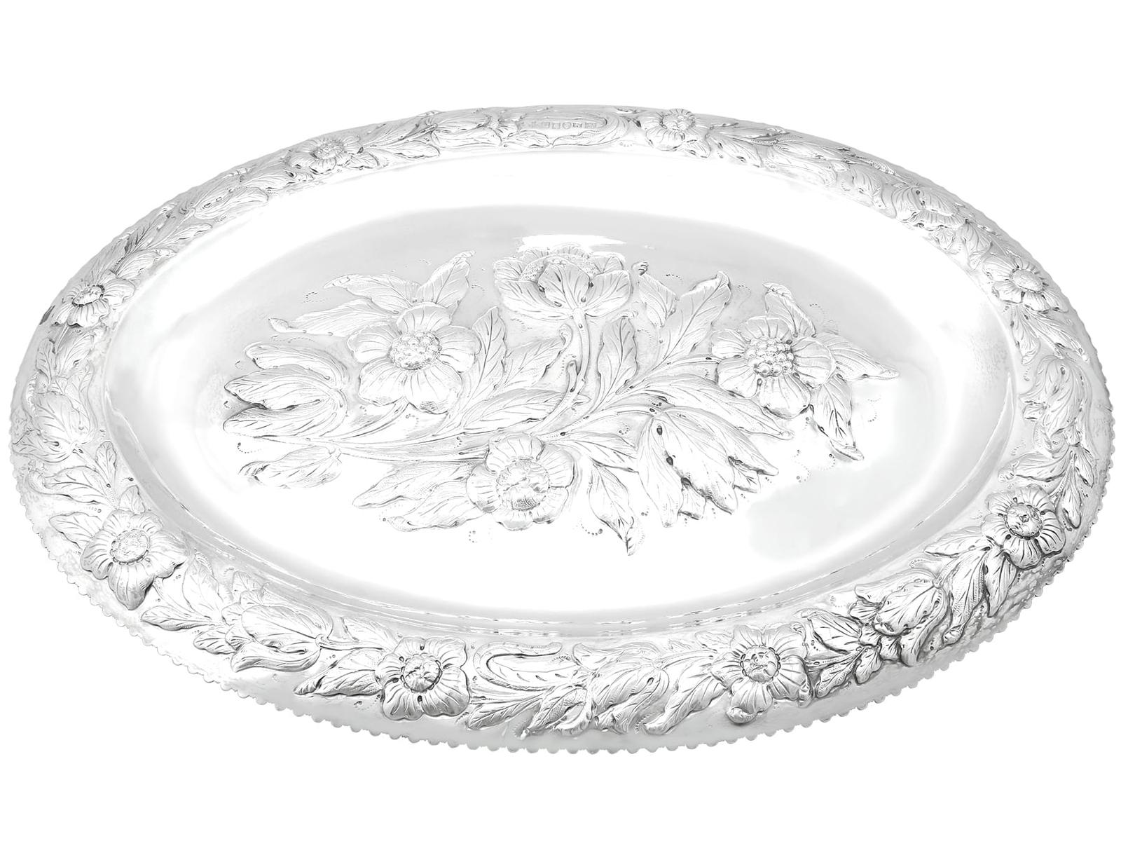 Antique George IV York Sterling Silver Platter / Tray / Centrepiece (1 of 9)