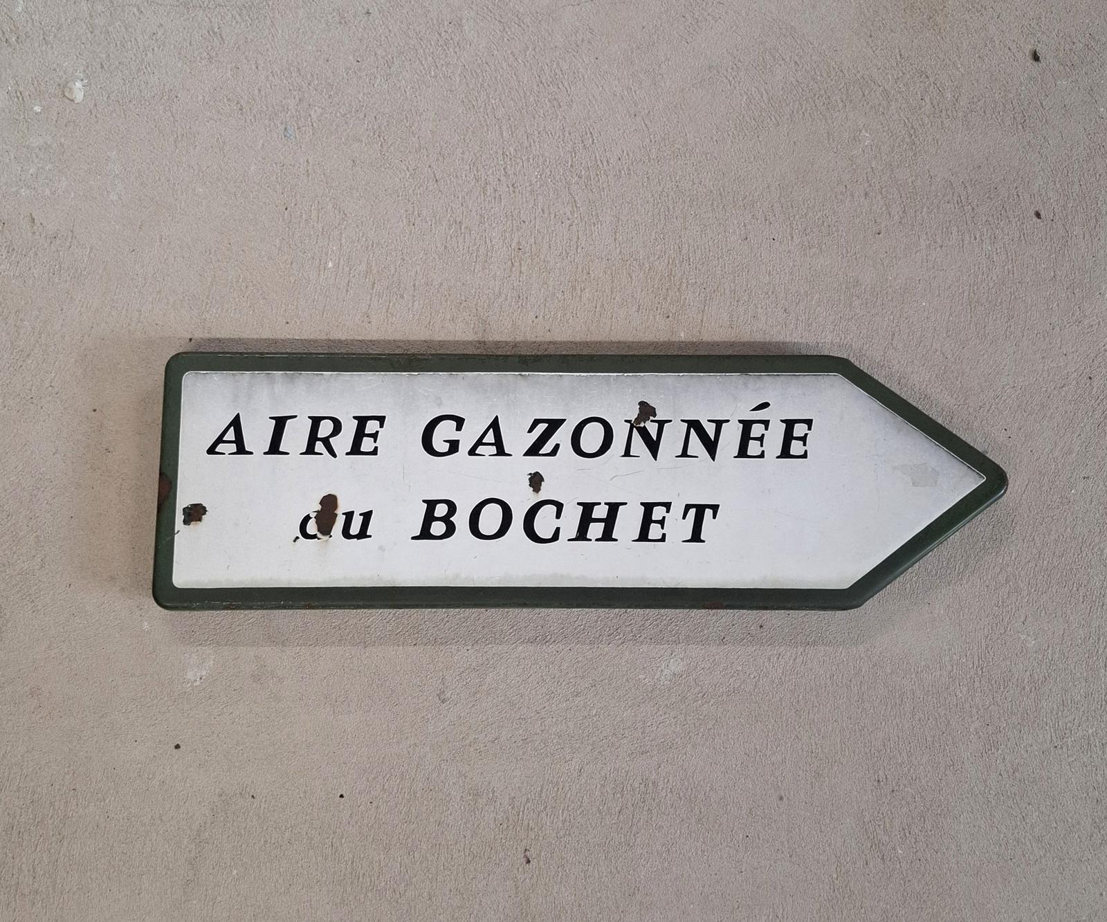 French Former Authentic Street Sign (1 of 2) French Former Authentic Street Sign (1 of 2)