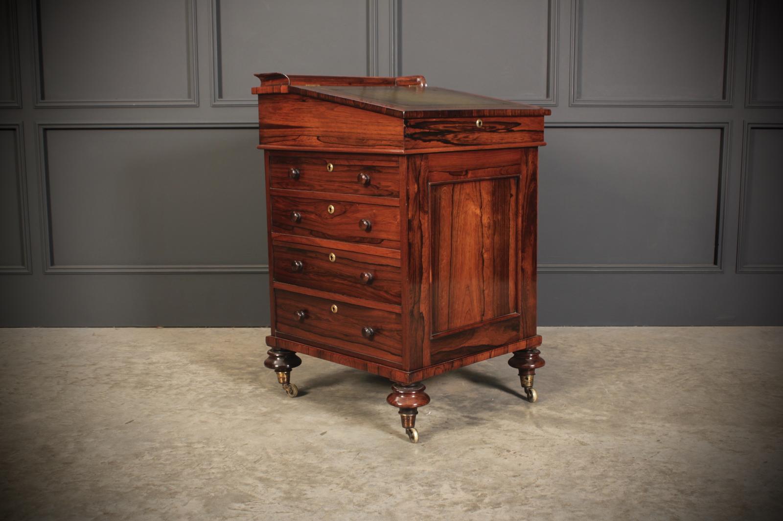 William IV Rosewood Davenport Desk (1 of 19) William IV Rosewood Davenport Desk (1 of 19)