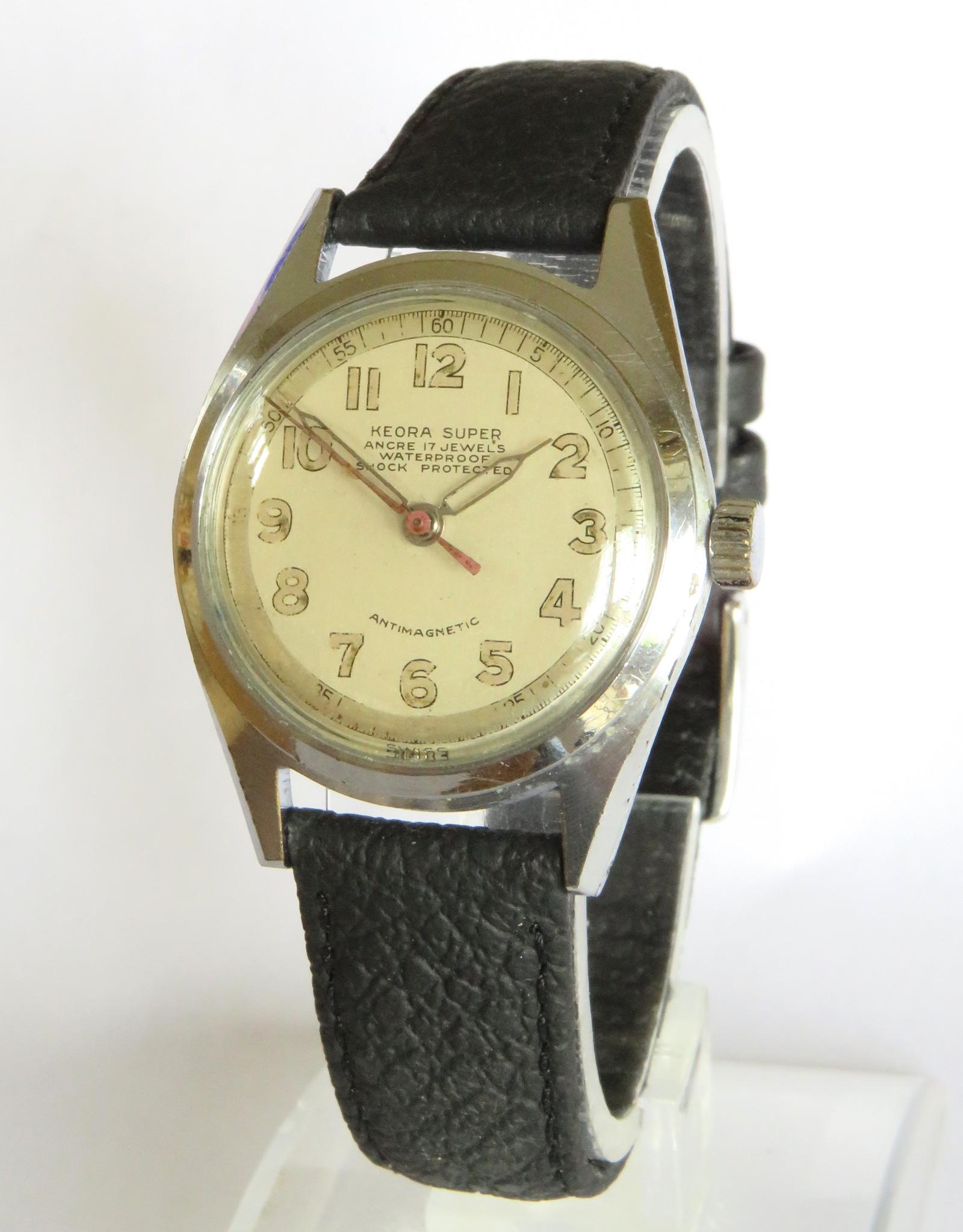 Watch : Gents 1950s Keora Super Wrist Watch (1 of 5)